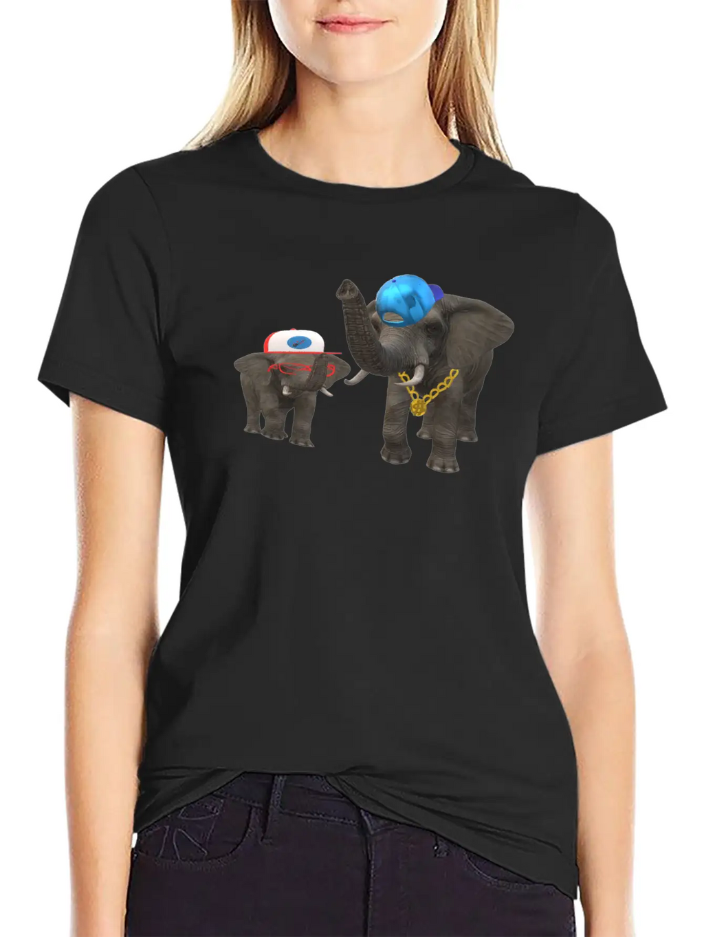 Hip Hop Ele Classic Cotton Tee – Unisex Comfort For Any Season