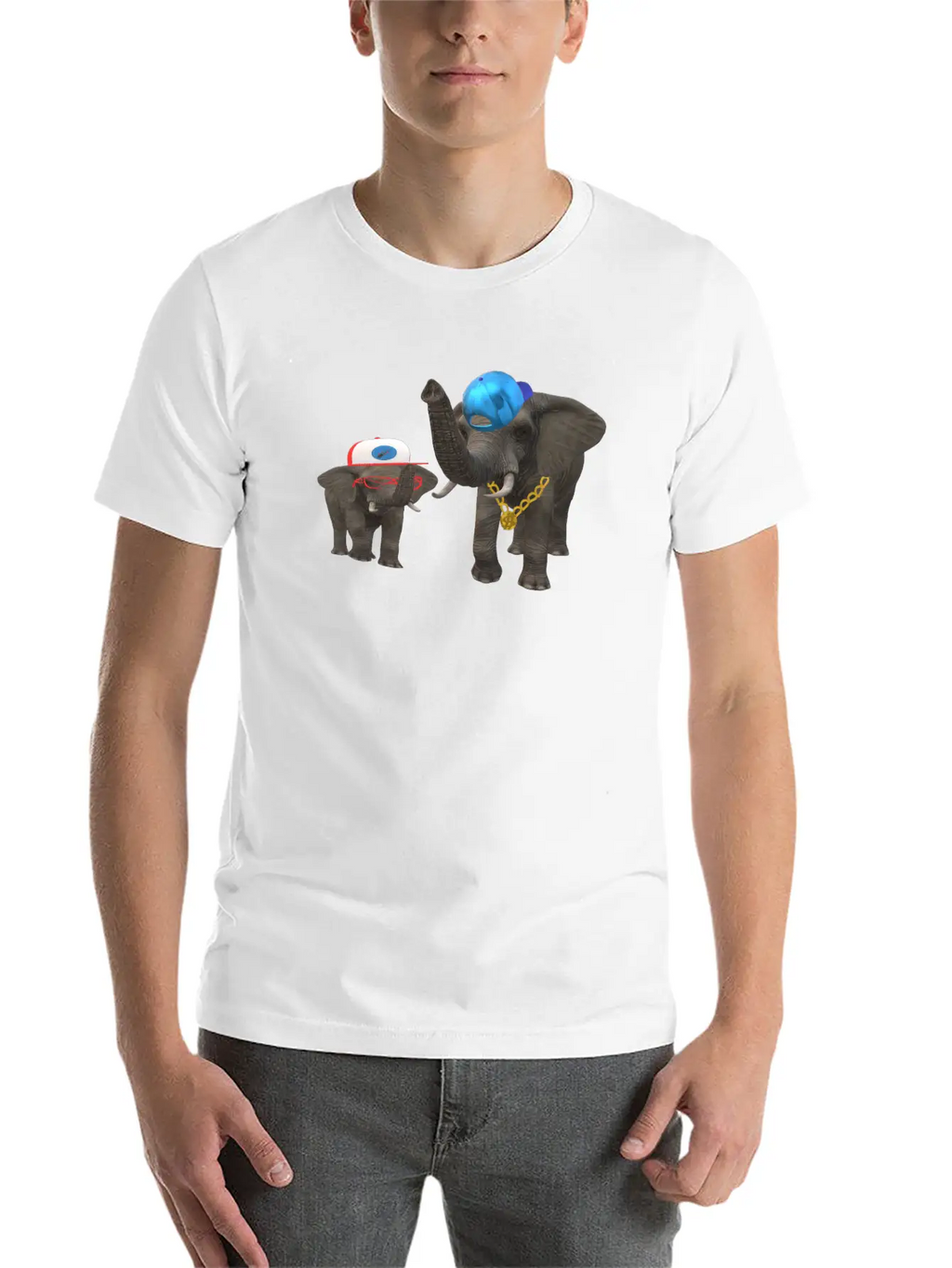 Hip Hop Ele Classic Cotton Tee – Unisex Comfort For Any Season