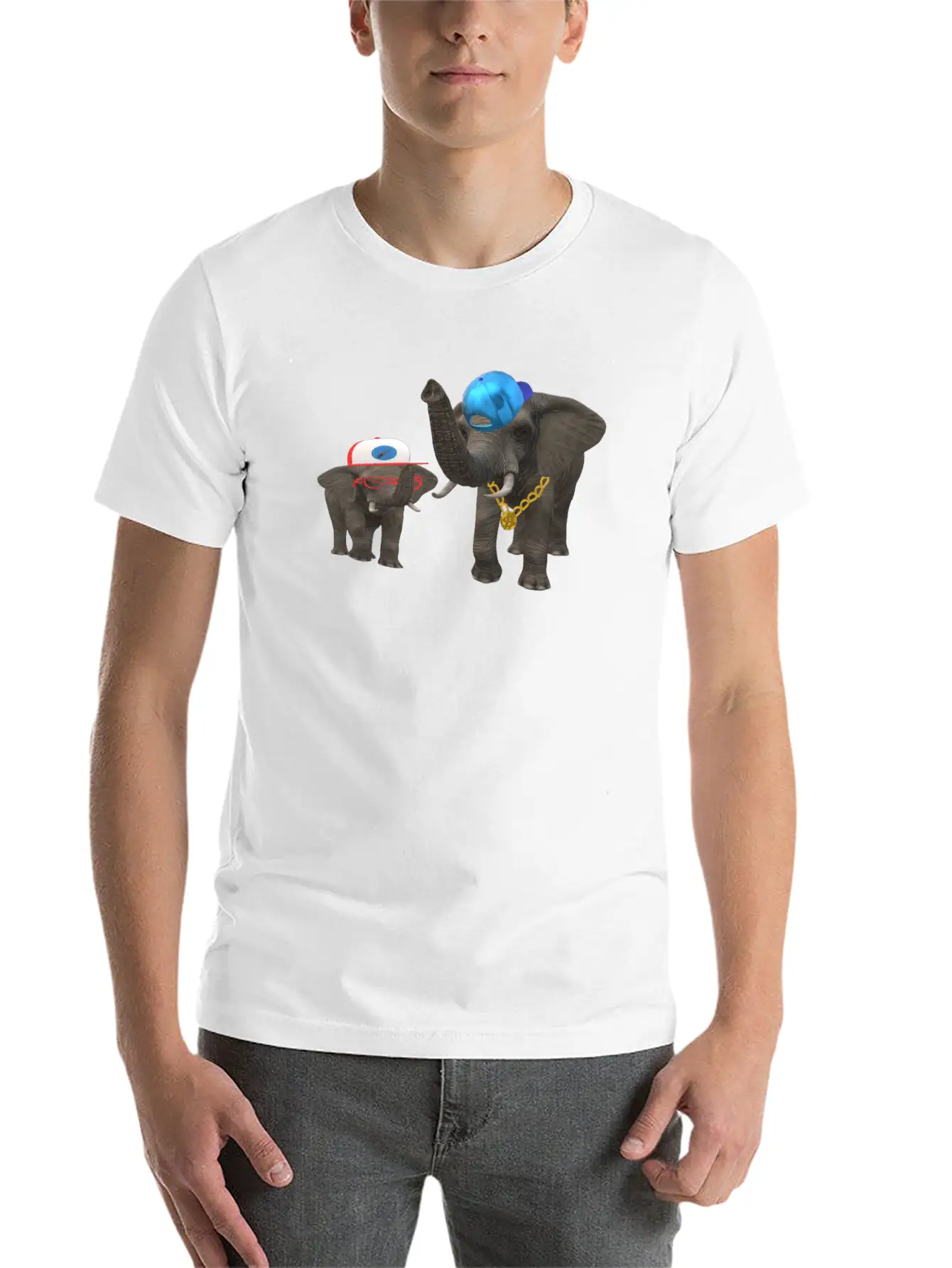 Hip Hop Ele Classic Cotton Tee – Unisex Comfort For Any Season