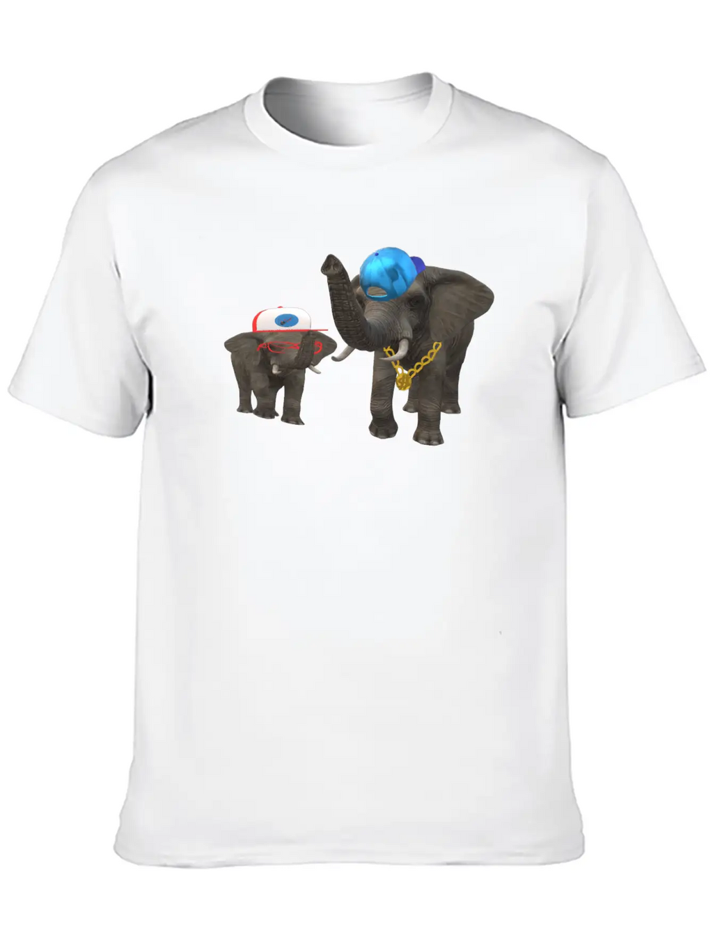 Hip Hop Ele Classic Cotton Tee – Unisex Comfort For Any Season