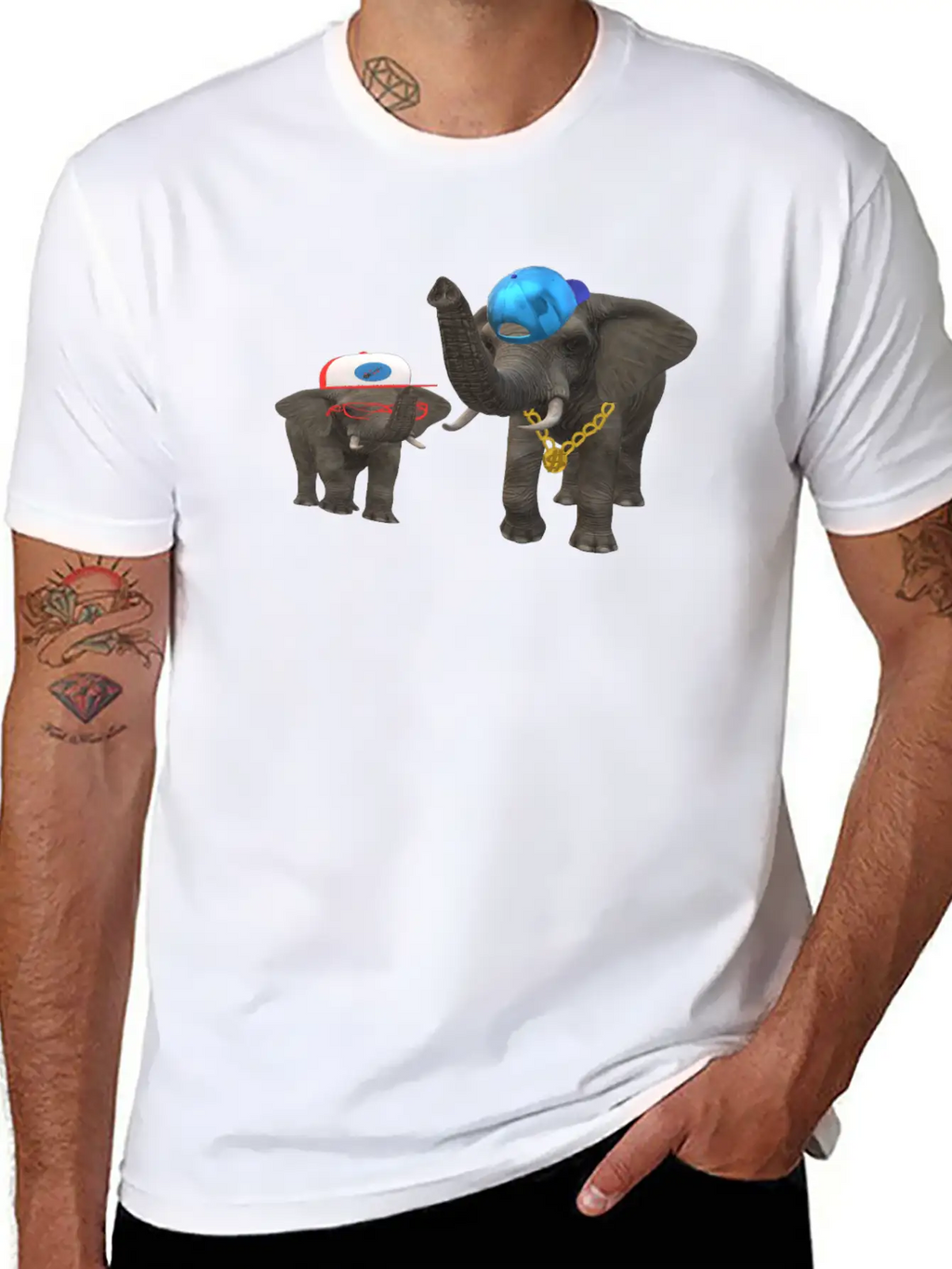Hip Hop Ele Classic Cotton Tee – Unisex Comfort For Any Season