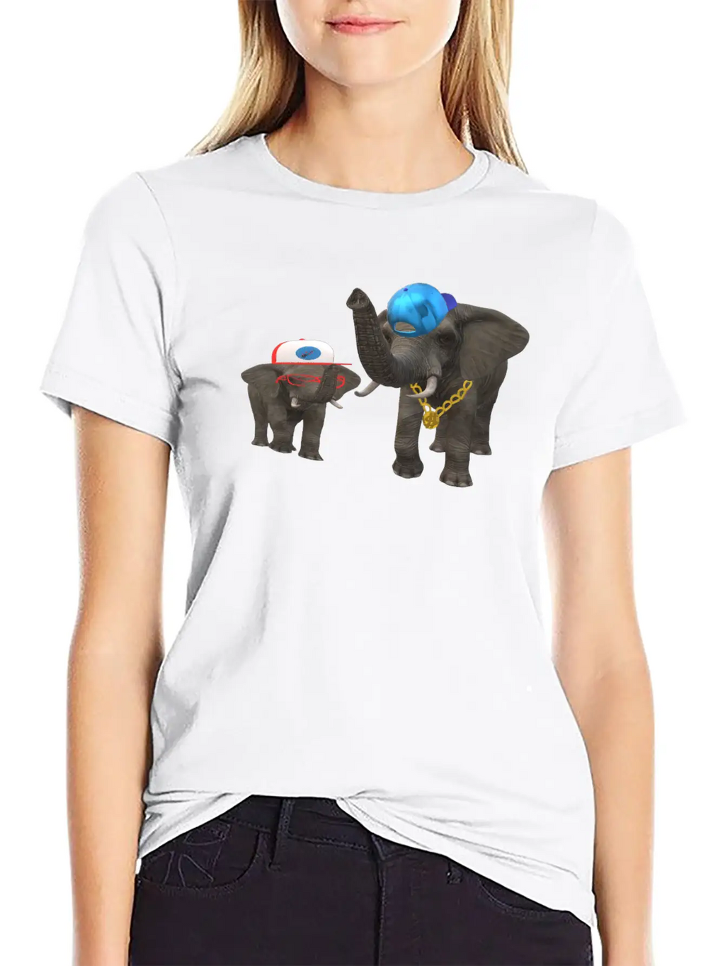 Hip Hop Ele Classic Cotton Tee – Unisex Comfort For Any Season