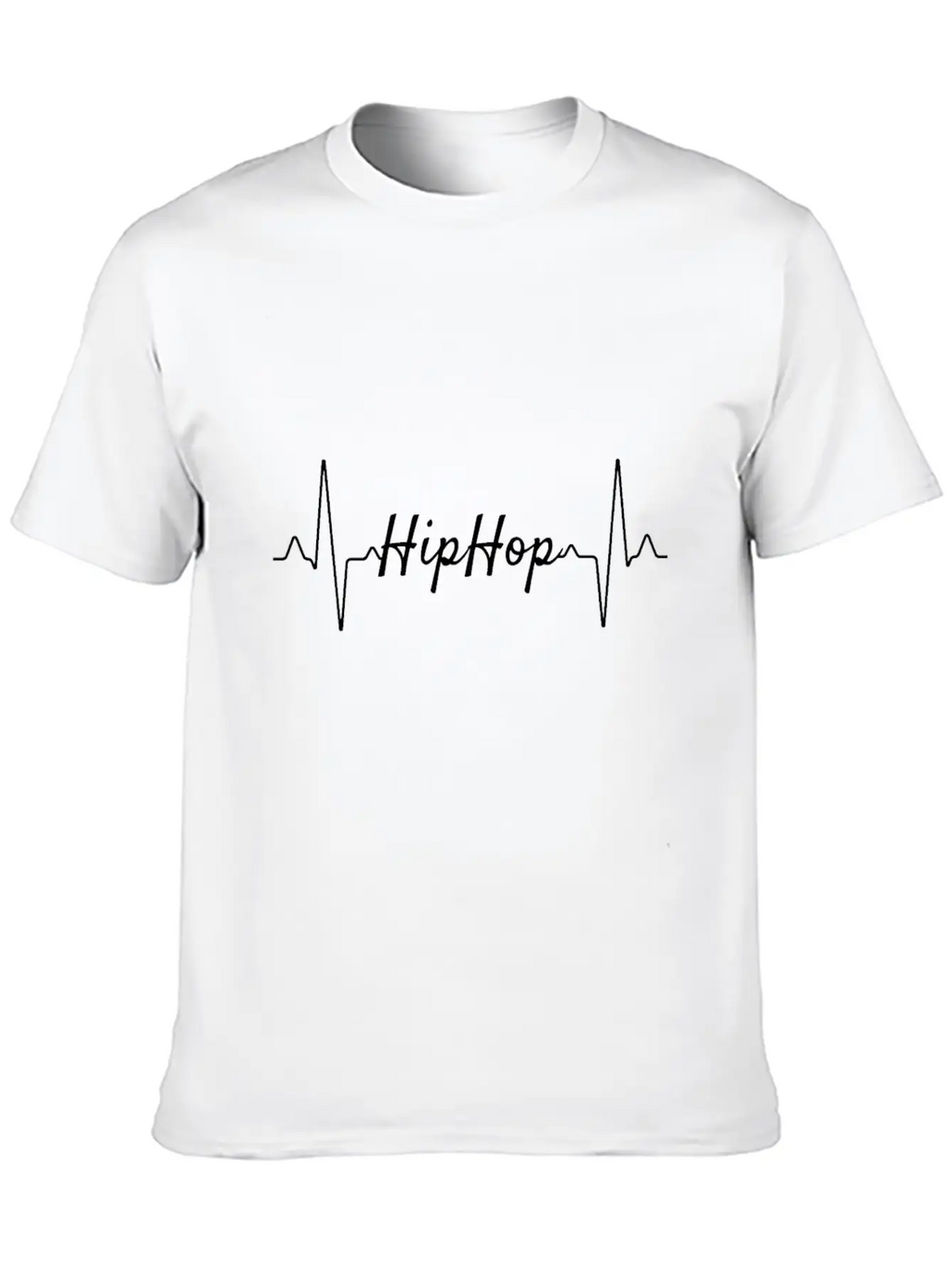 Hip Hop Heartbeat Relaxed Everyday Tee – Lightweight And Durable Cotton