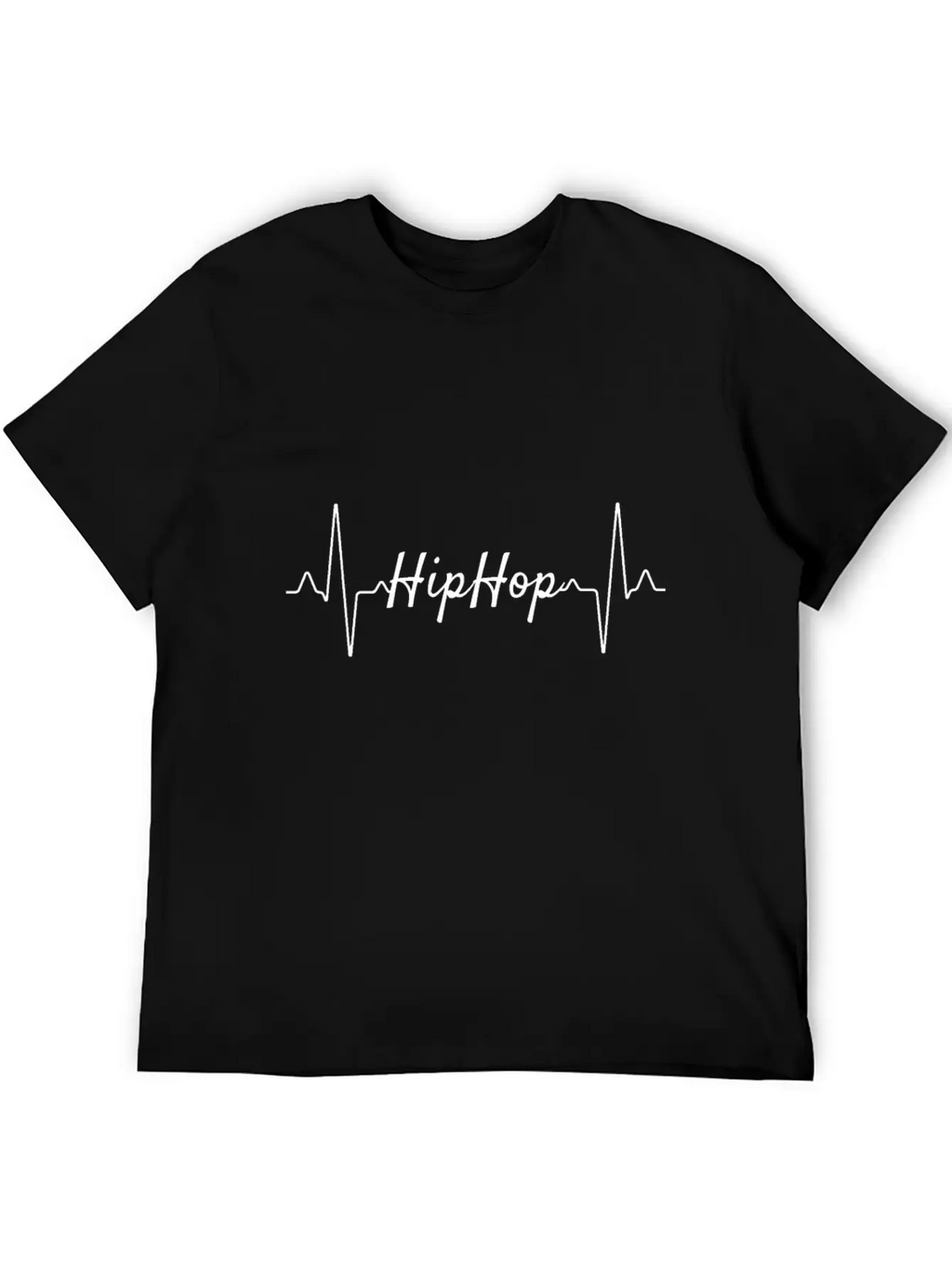 Hip Hop Heartbeat Relaxed Everyday Tee – Lightweight And Durable Cotton
