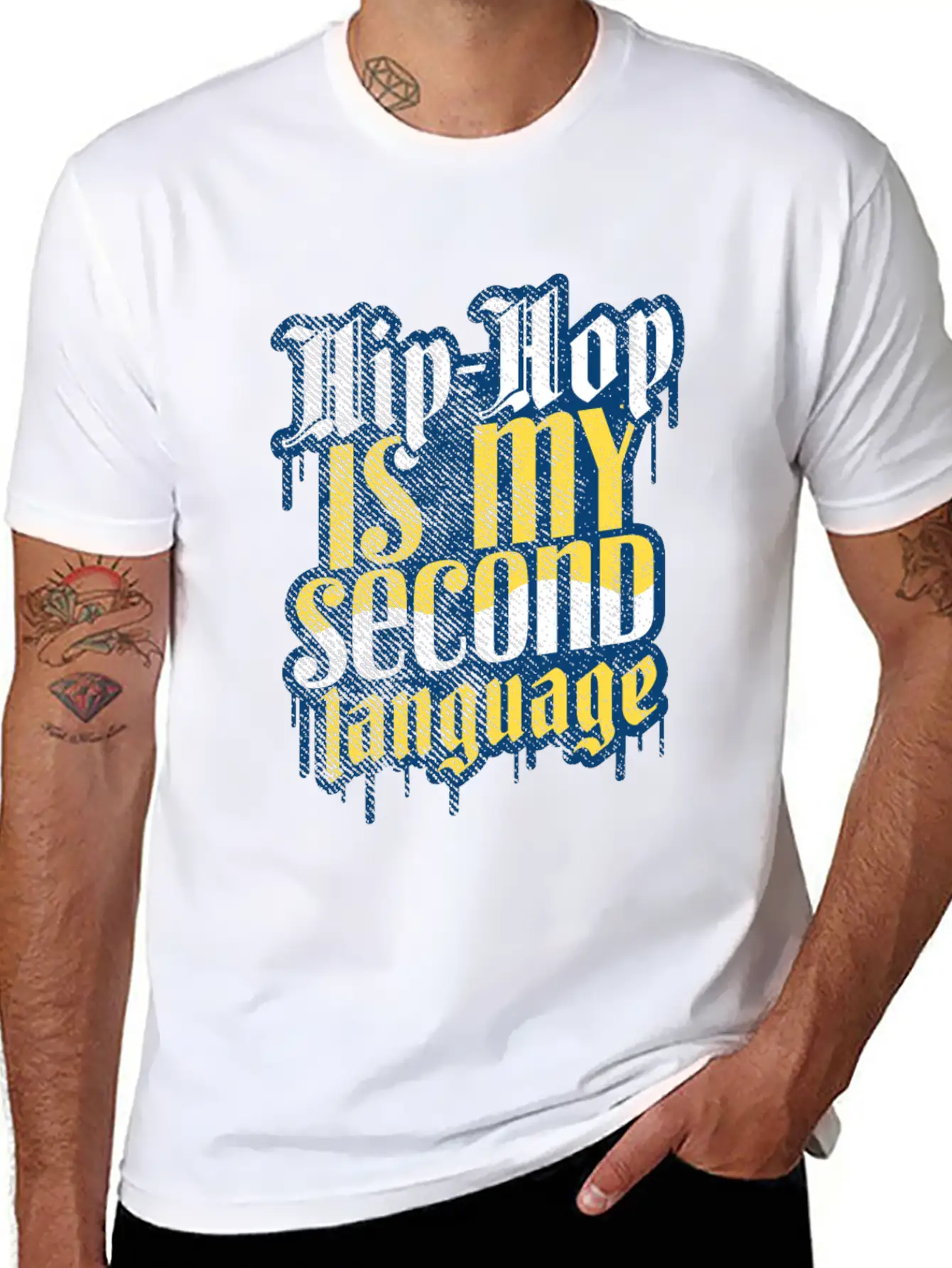 Hip Hop Music Basic Graphic T-Shirt – Daily Comfort In Soft Cotton