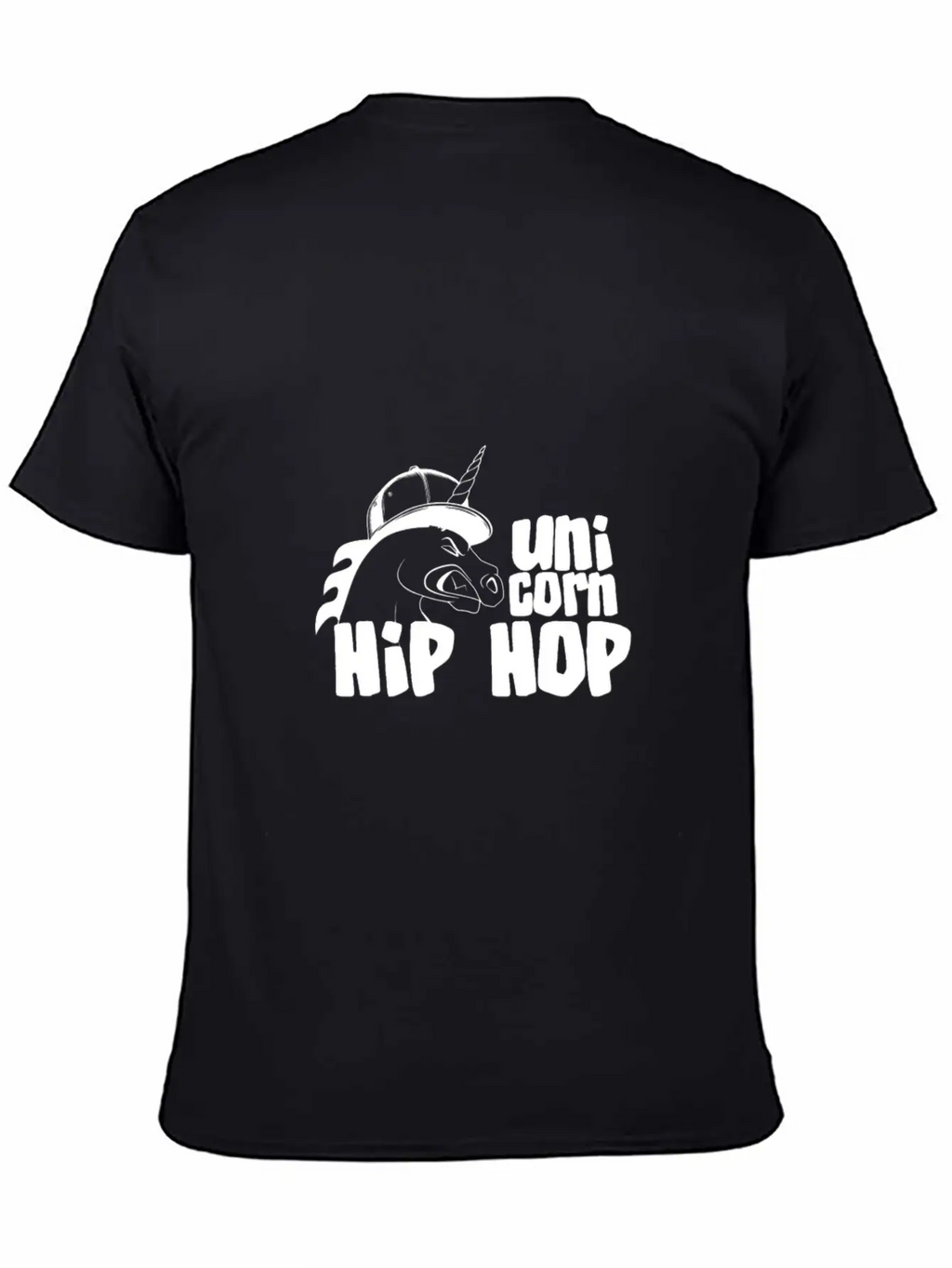 Hip Hop Unicorn - Unicorn Stylish Everyday T-Shirt – Unisex Basic Cotton Tee