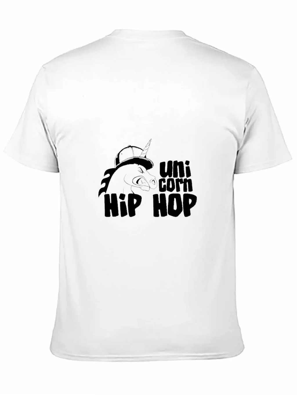 Hip Hop Unicorn - Unicorn Stylish Everyday T-Shirt – Unisex Basic Cotton Tee