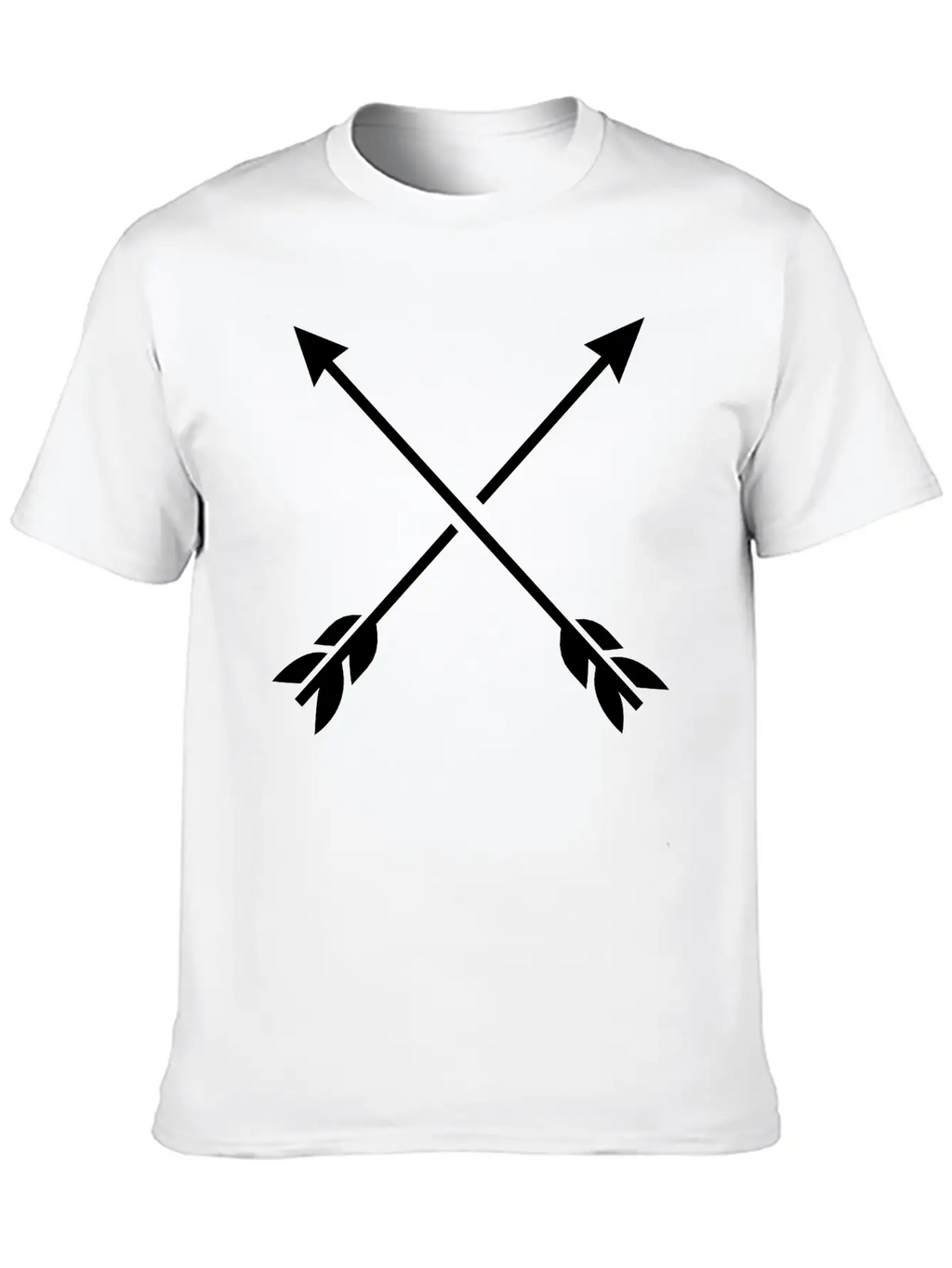 Hipster Arrows - Cross Relaxed Everyday Tee – Lightweight And Durable Cotton