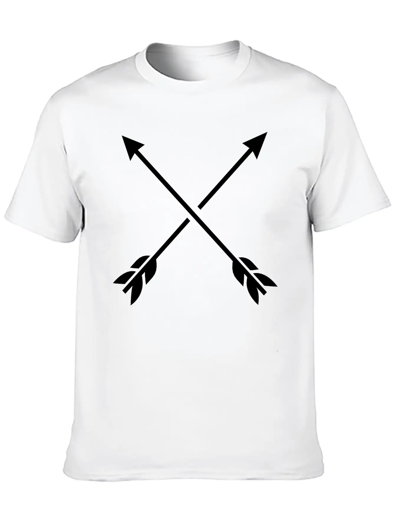 Hipster Arrows - Cross Relaxed Everyday Tee – Lightweight And Durable Cotton