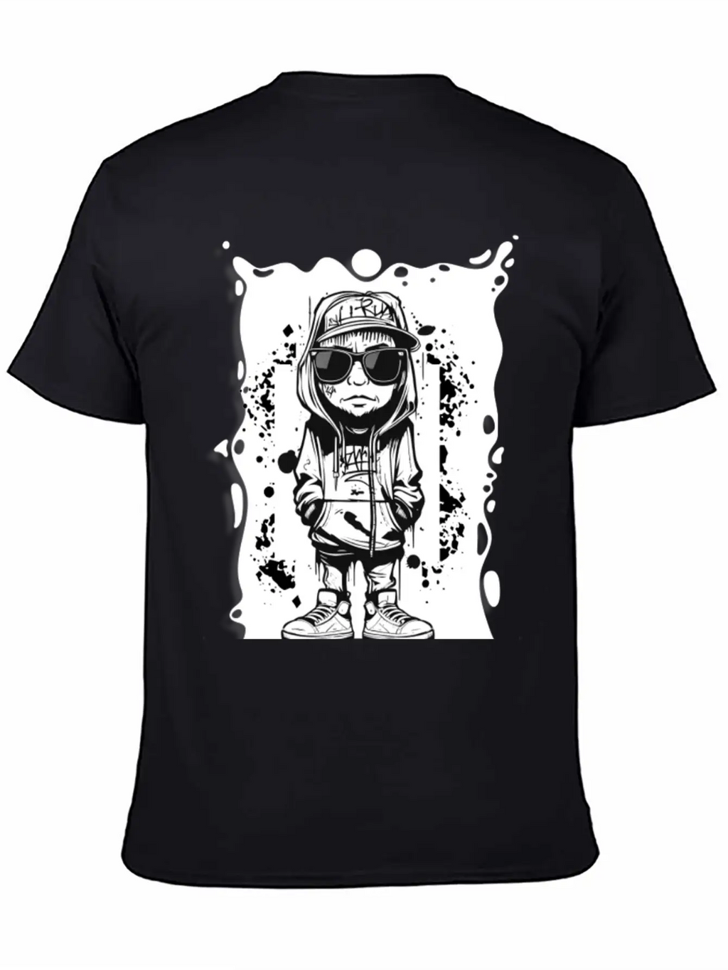 Hipster Graffiti GD Breathable Soft Cotton T-Shirt – Timeless Casual Look