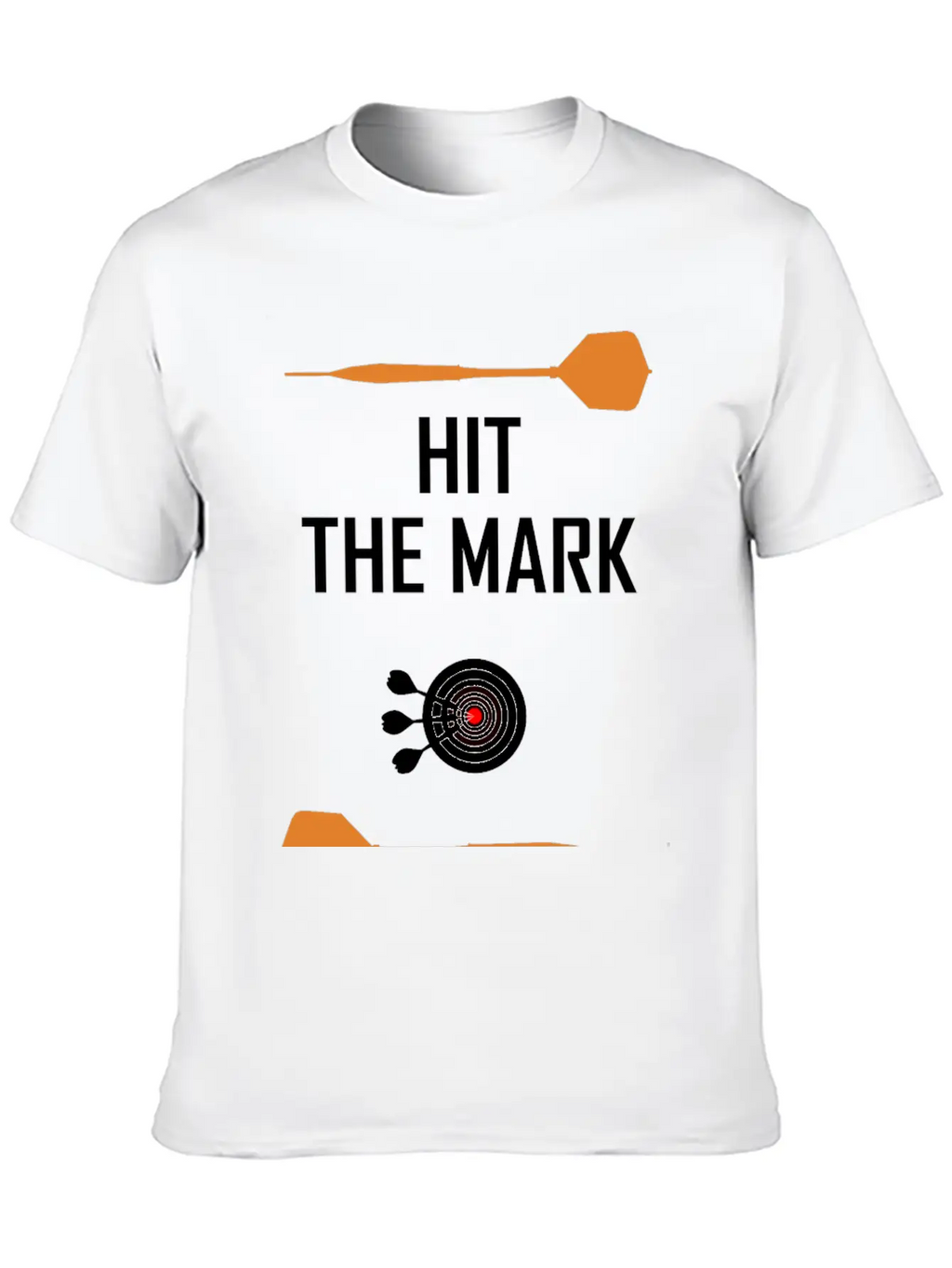 Hit The Mark ! Modern Fit Casual T-Shirt – Clean And Versatile Design
