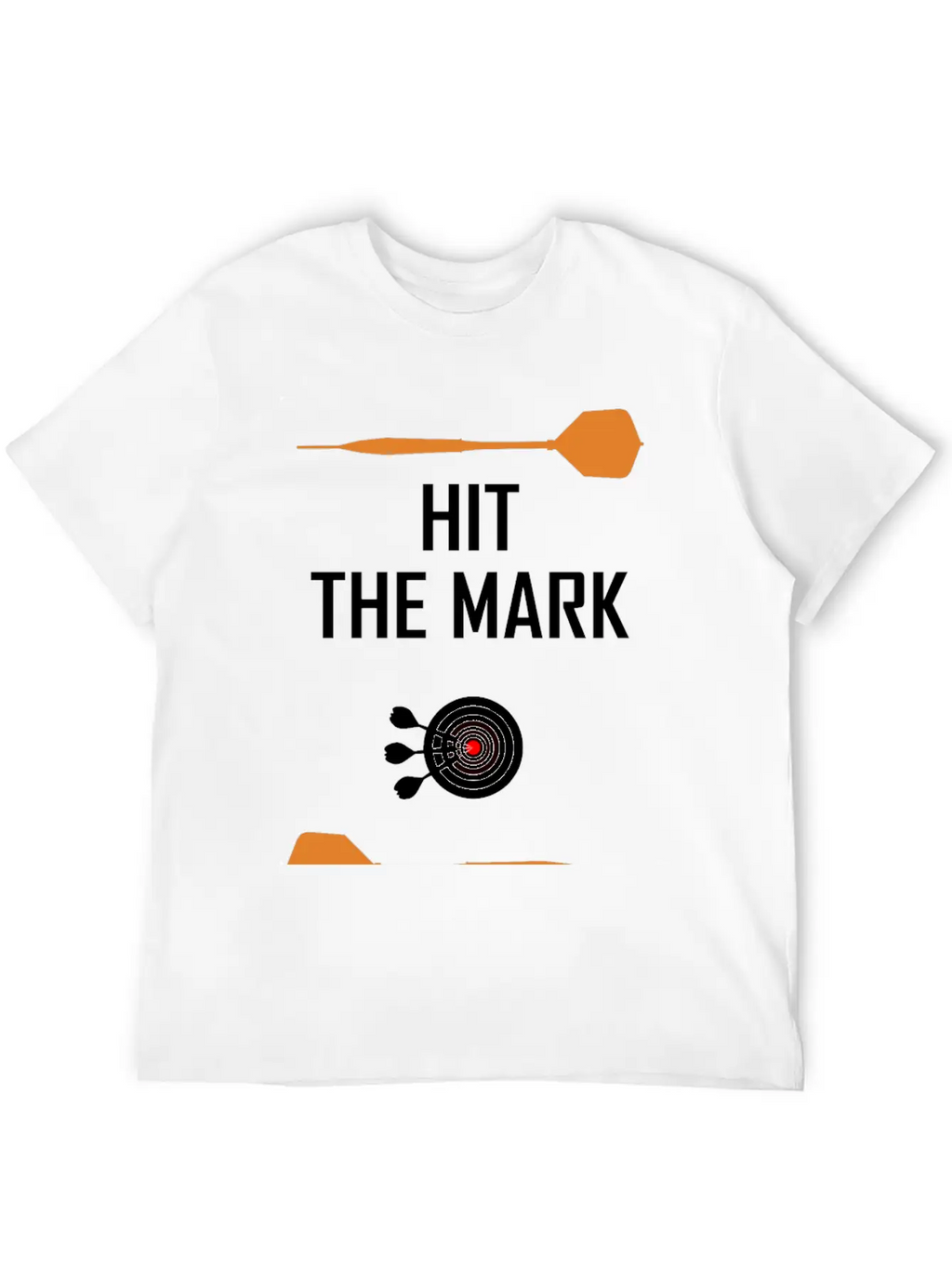 Hit The Mark ! Modern Fit Casual T-Shirt – Clean And Versatile Design