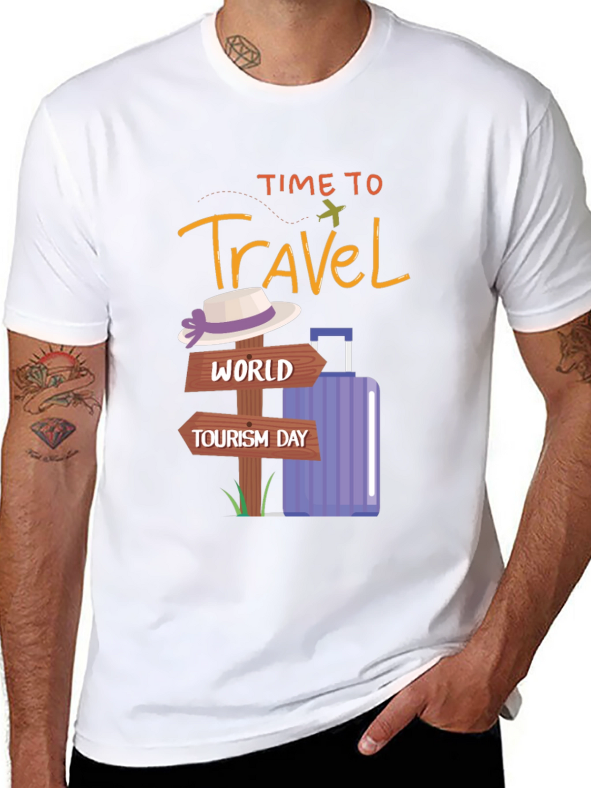 Time to Travel Graphic Tee - World Tourism Day