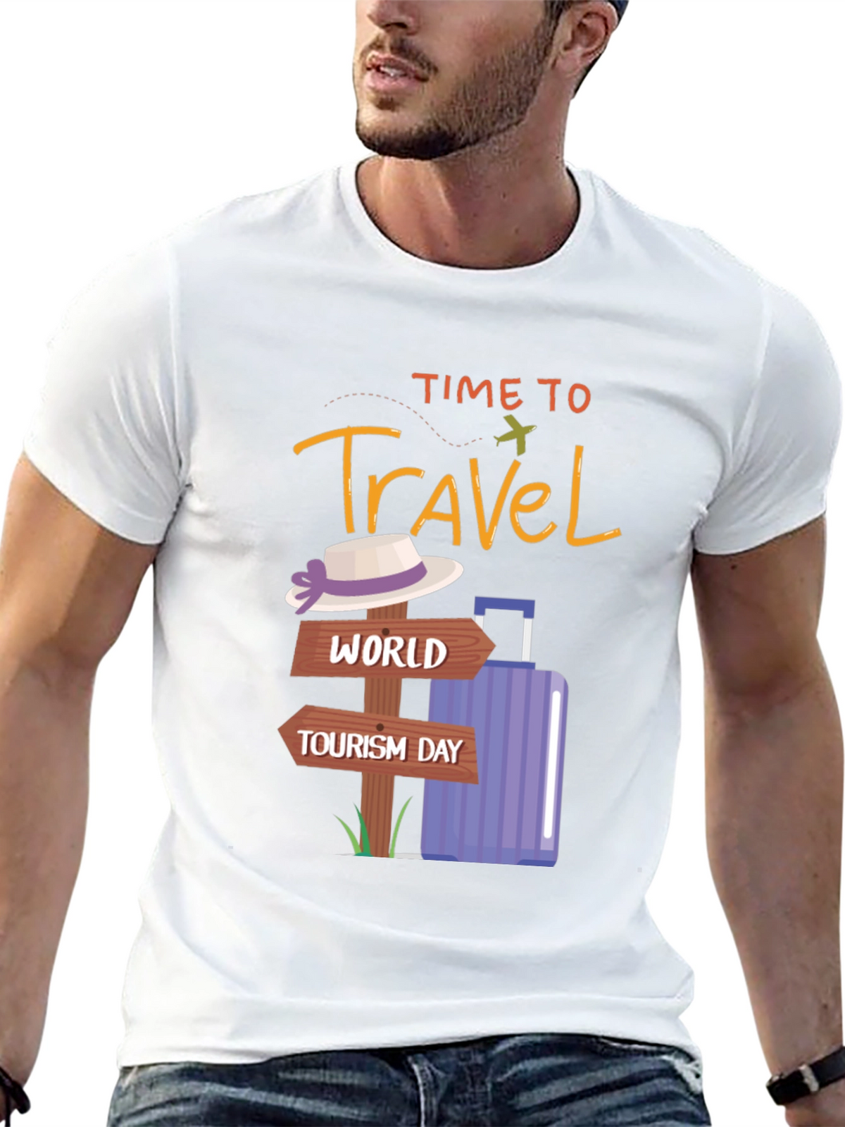 Time to Travel Graphic Tee - World Tourism Day
