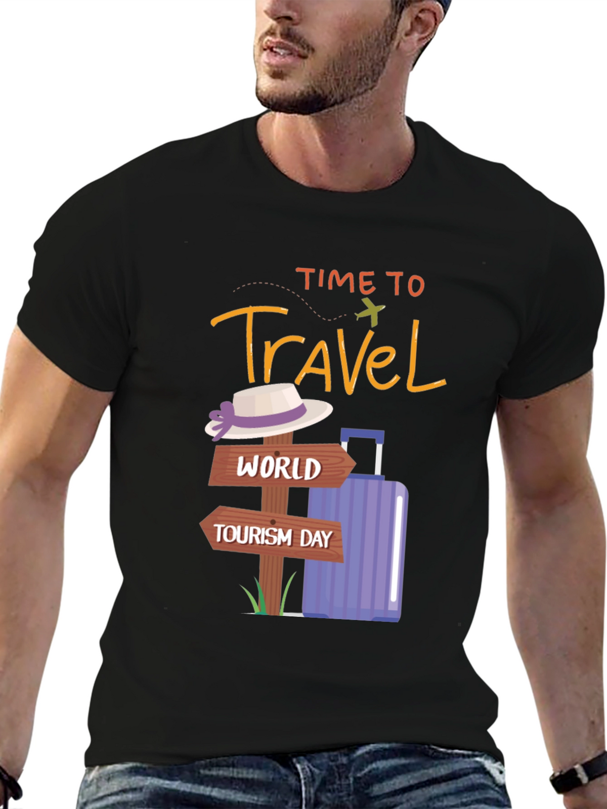 Time to Travel Graphic Tee - World Tourism Day