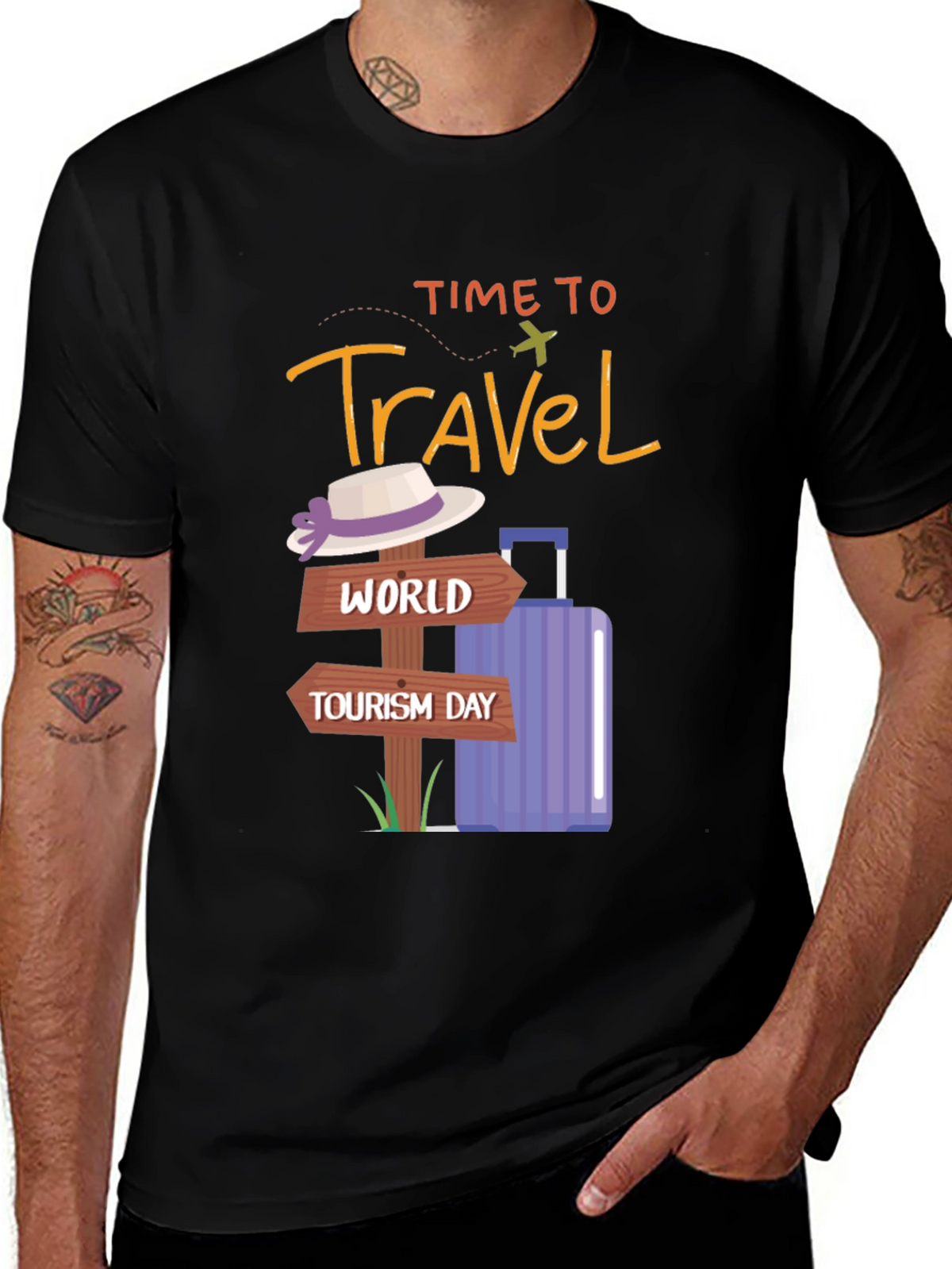 Time to Travel Graphic Tee - World Tourism Day