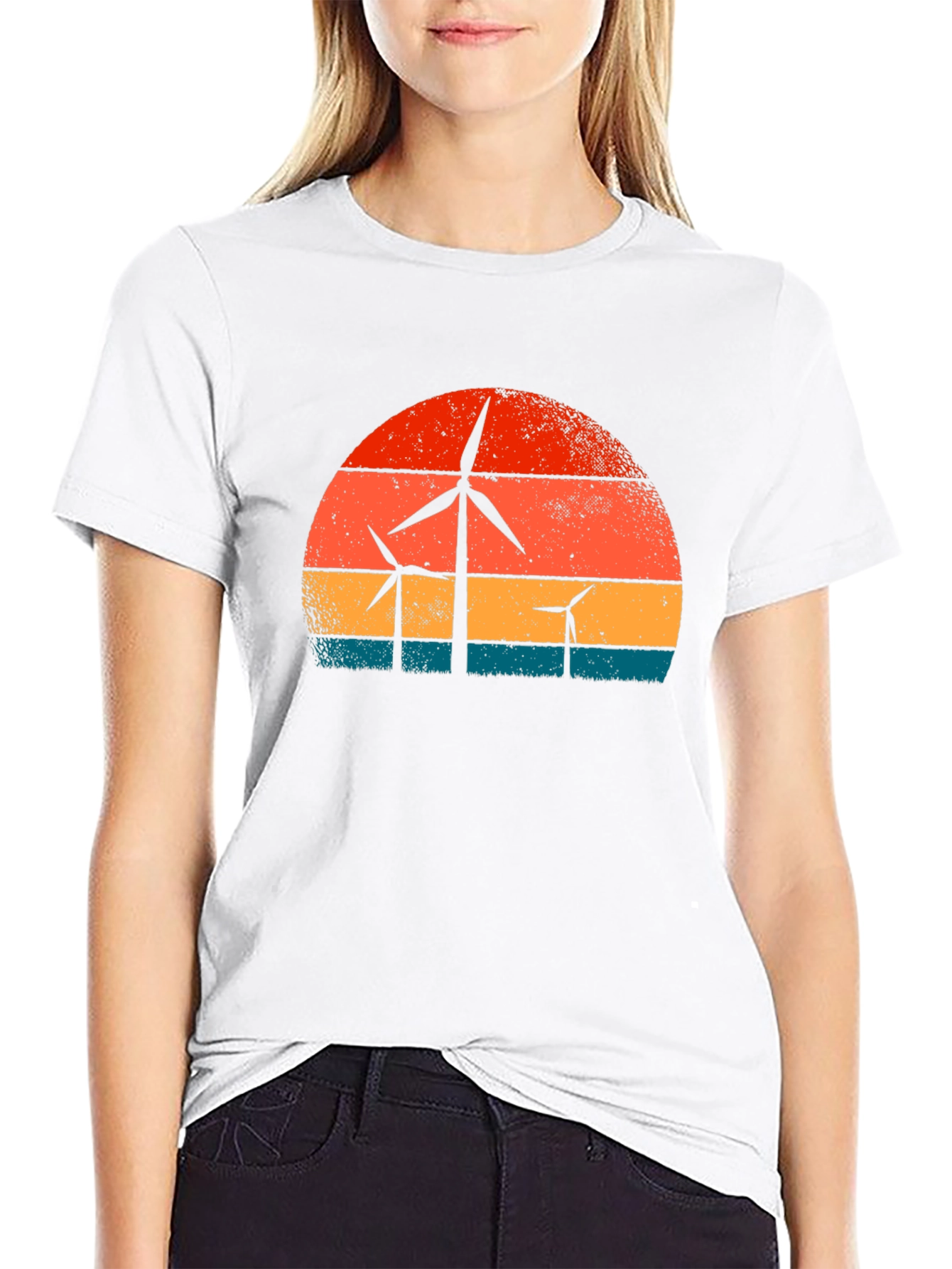 Retro Wind Turbine T-Shirt