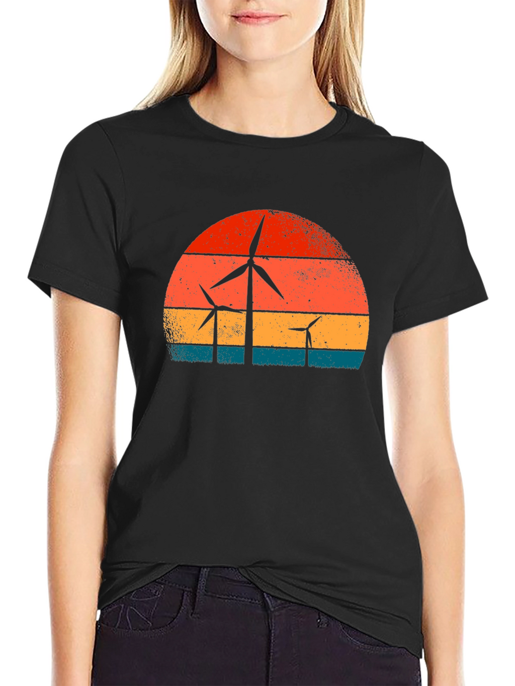 Retro Wind Turbine T-Shirt