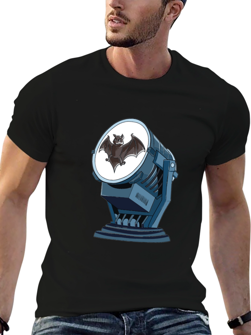 Bat Signal Graphic Tee - Superhero Fashion