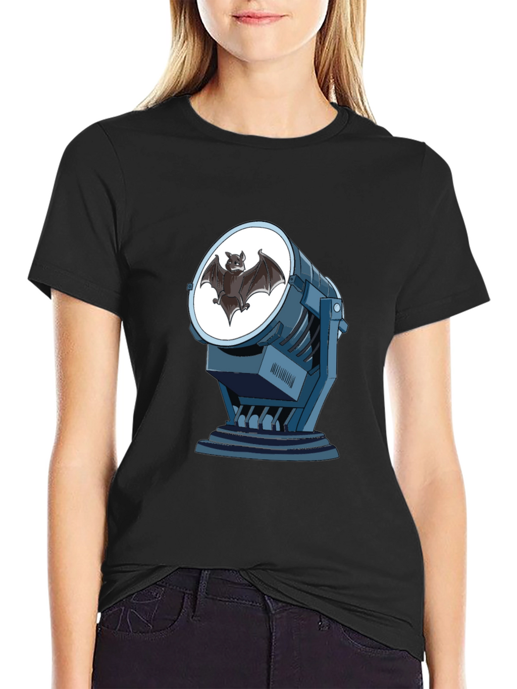Bat Signal Graphic Tee - Superhero Fashion