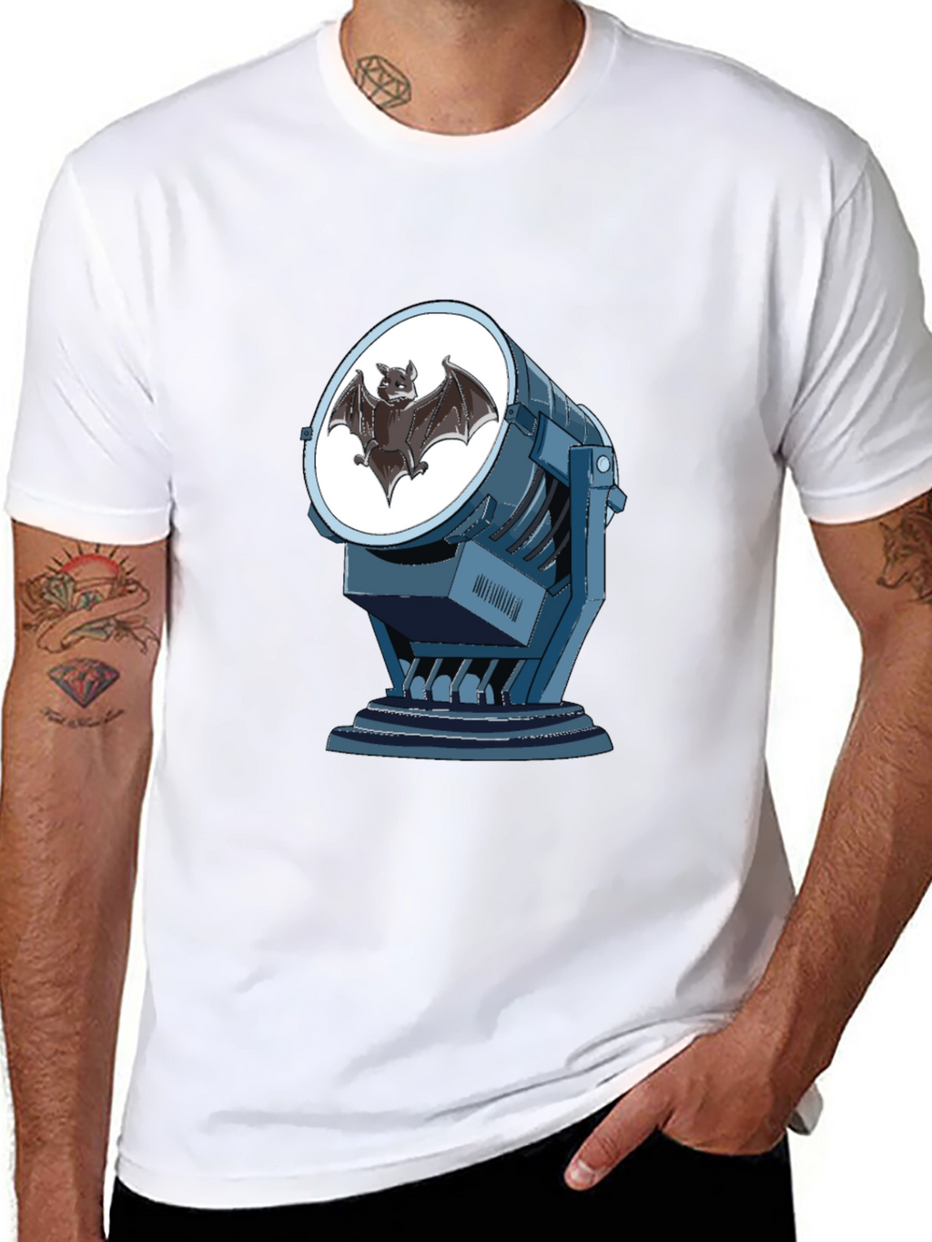 Bat Signal Graphic Tee - Superhero Fashion