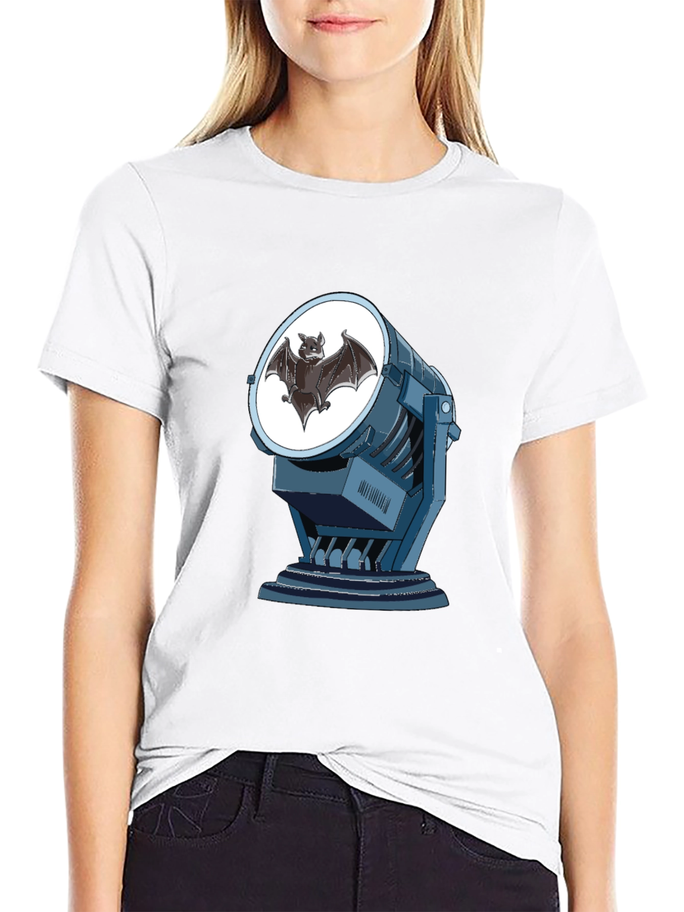 Bat Signal Graphic Tee - Superhero Fashion