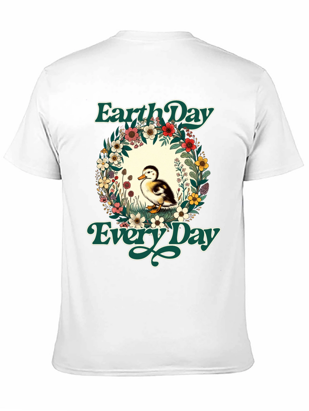 Earth Day Duckling Graphic T-Shirt