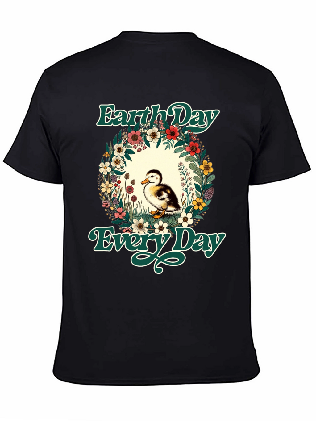 Earth Day Duckling Graphic T-Shirt