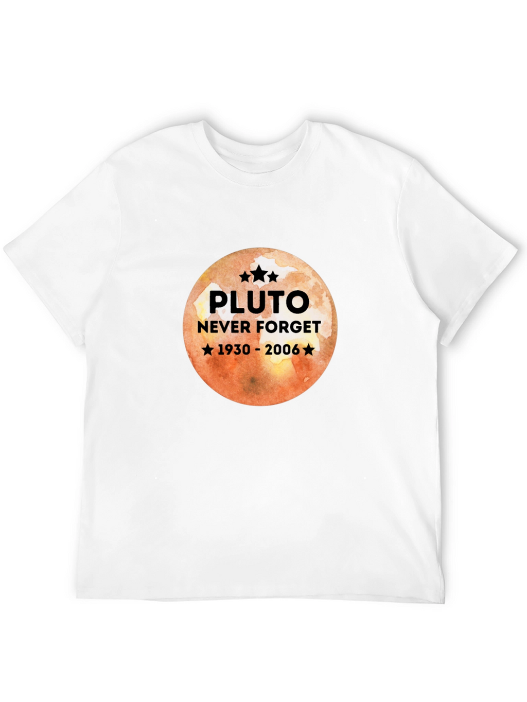 Pluto Never Forget Graphic Tee - Retro Style