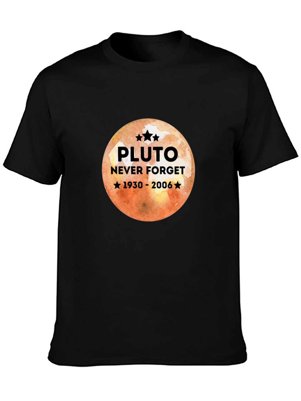 Pluto Never Forget Graphic Tee - Retro Style