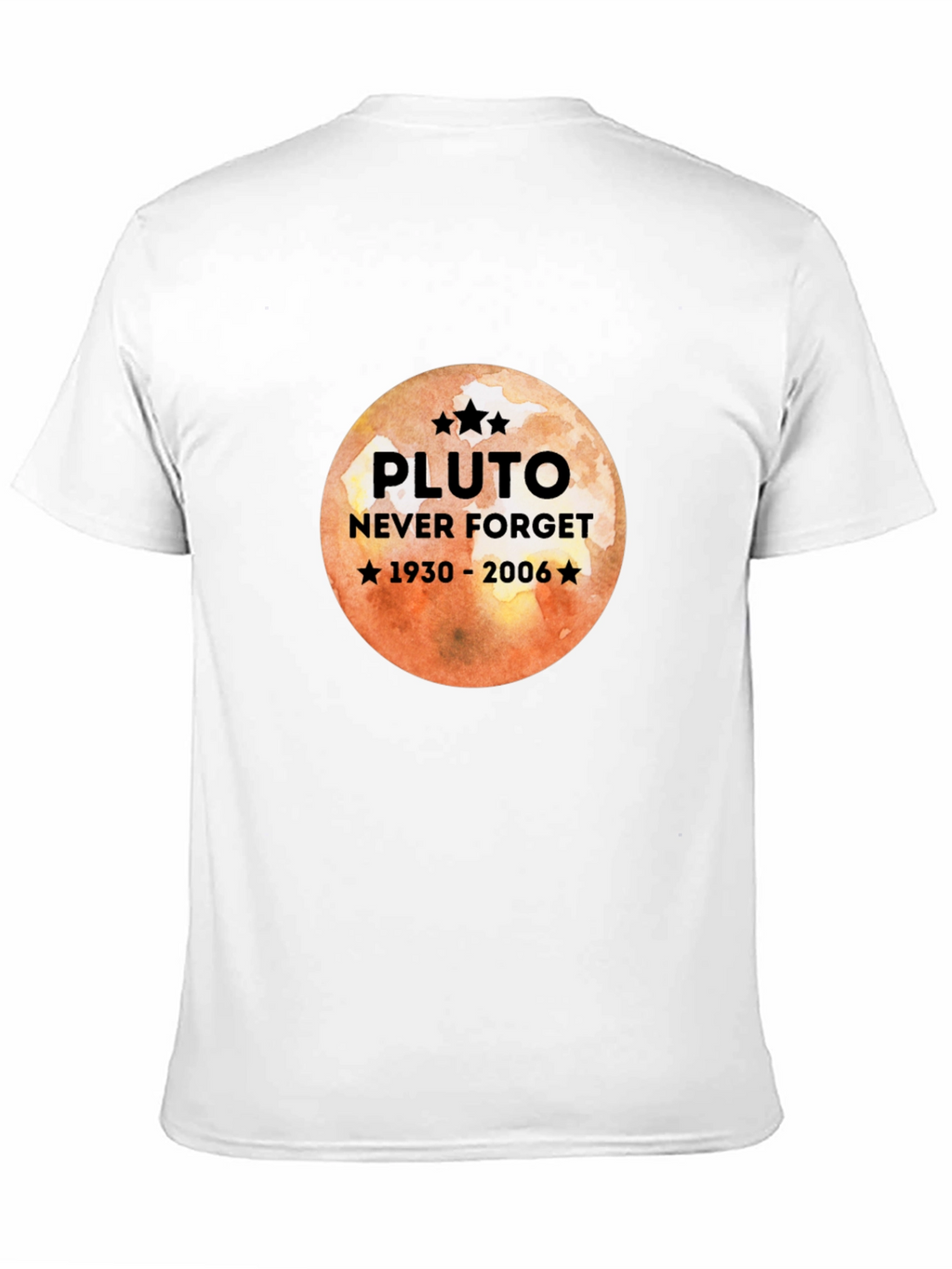 Pluto Never Forget Graphic Tee - Retro Style