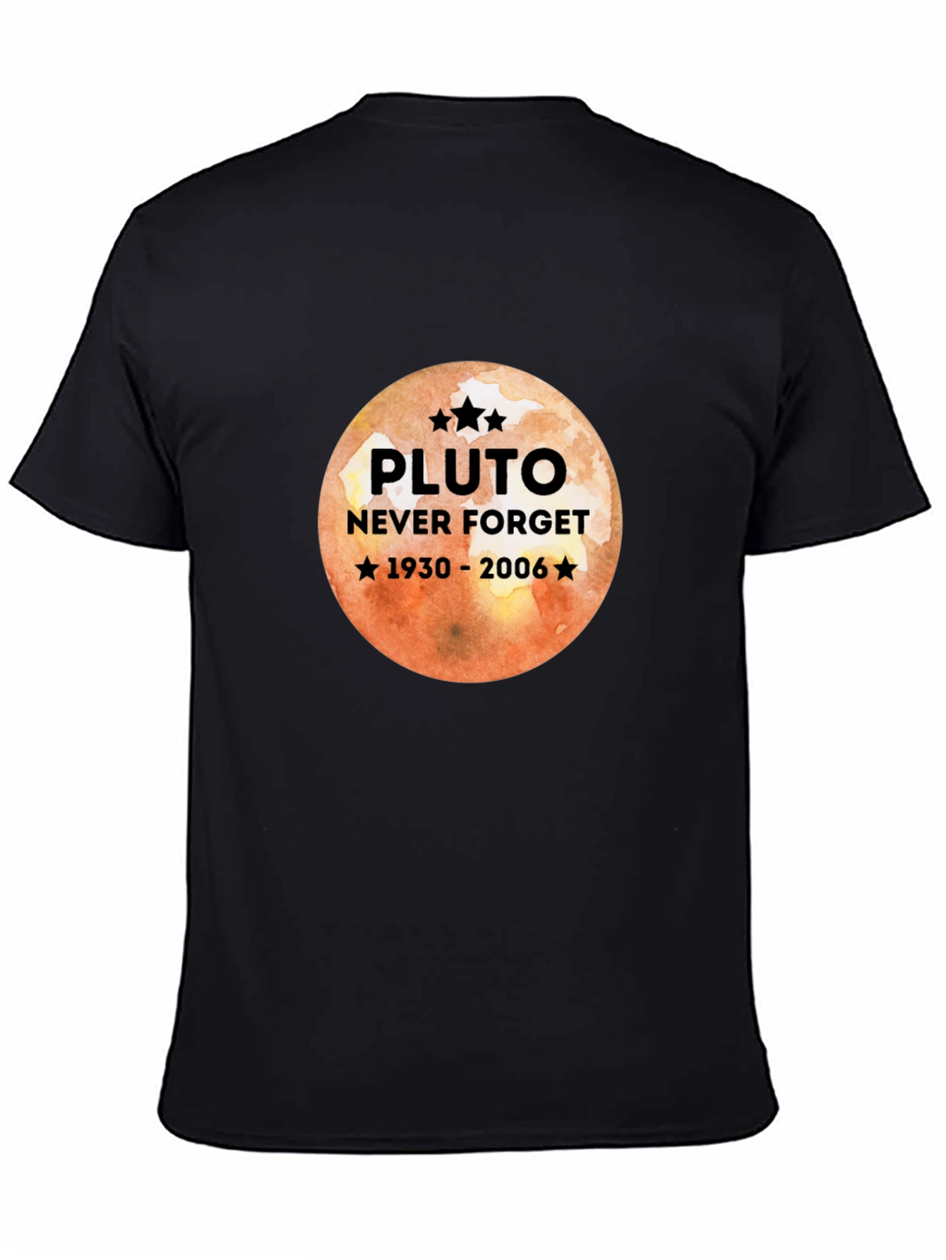 Pluto Never Forget Graphic Tee - Retro Style