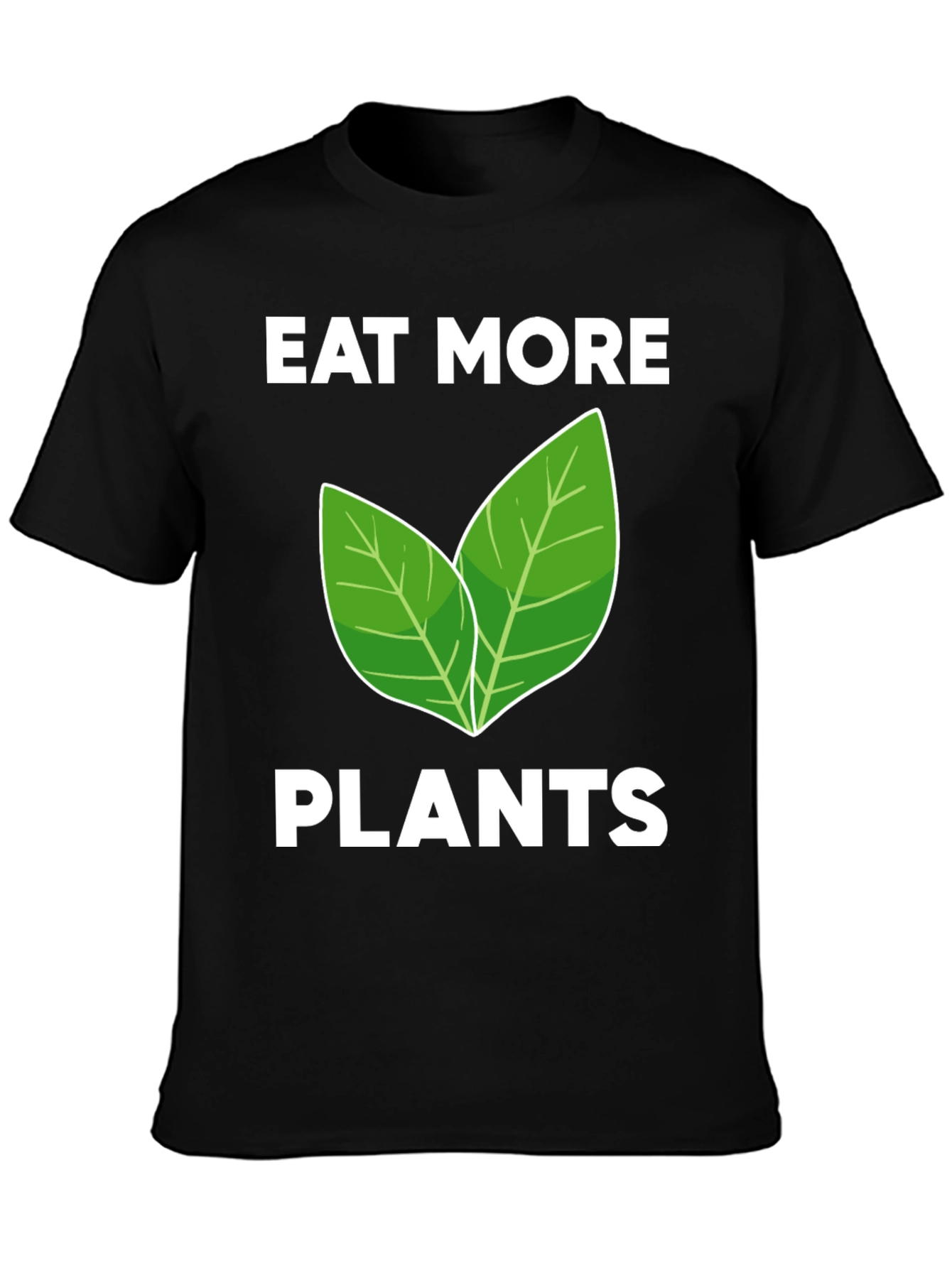 Eat More Plants Graphic Tee - Vegan Lifestyle T-Shirt