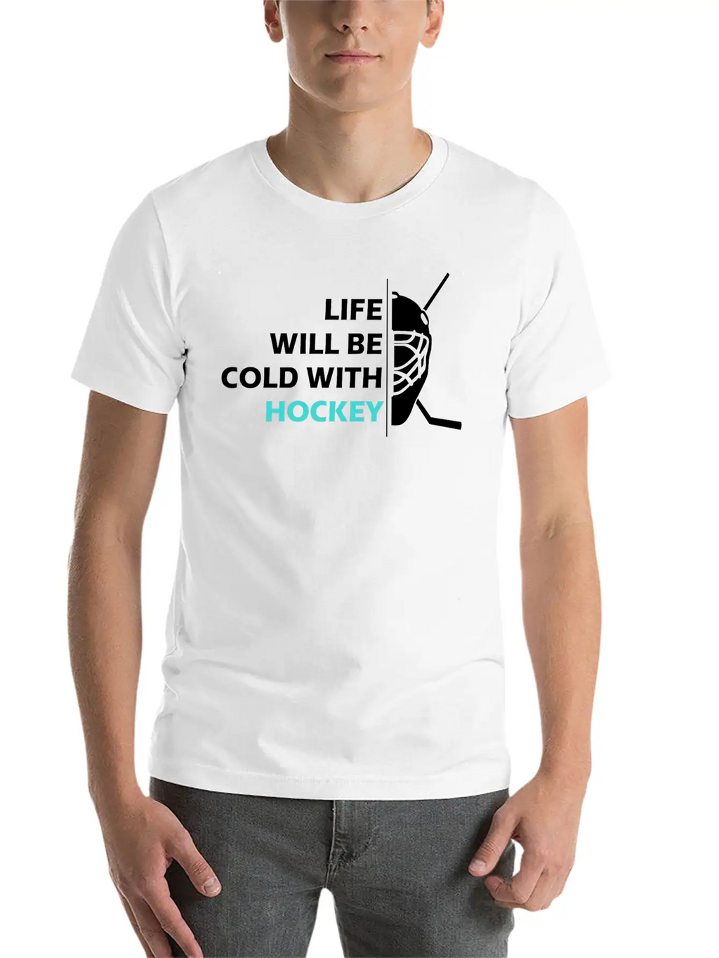 Hockey Art Basic Graphic T-Shirt – Daily Comfort In Soft Cotton