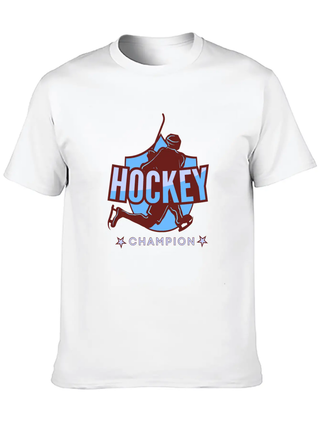 Hockey Game Ice Hockey Champion Gift Idea Essential Cotton Tee For Daily Outfits – Unisex Style