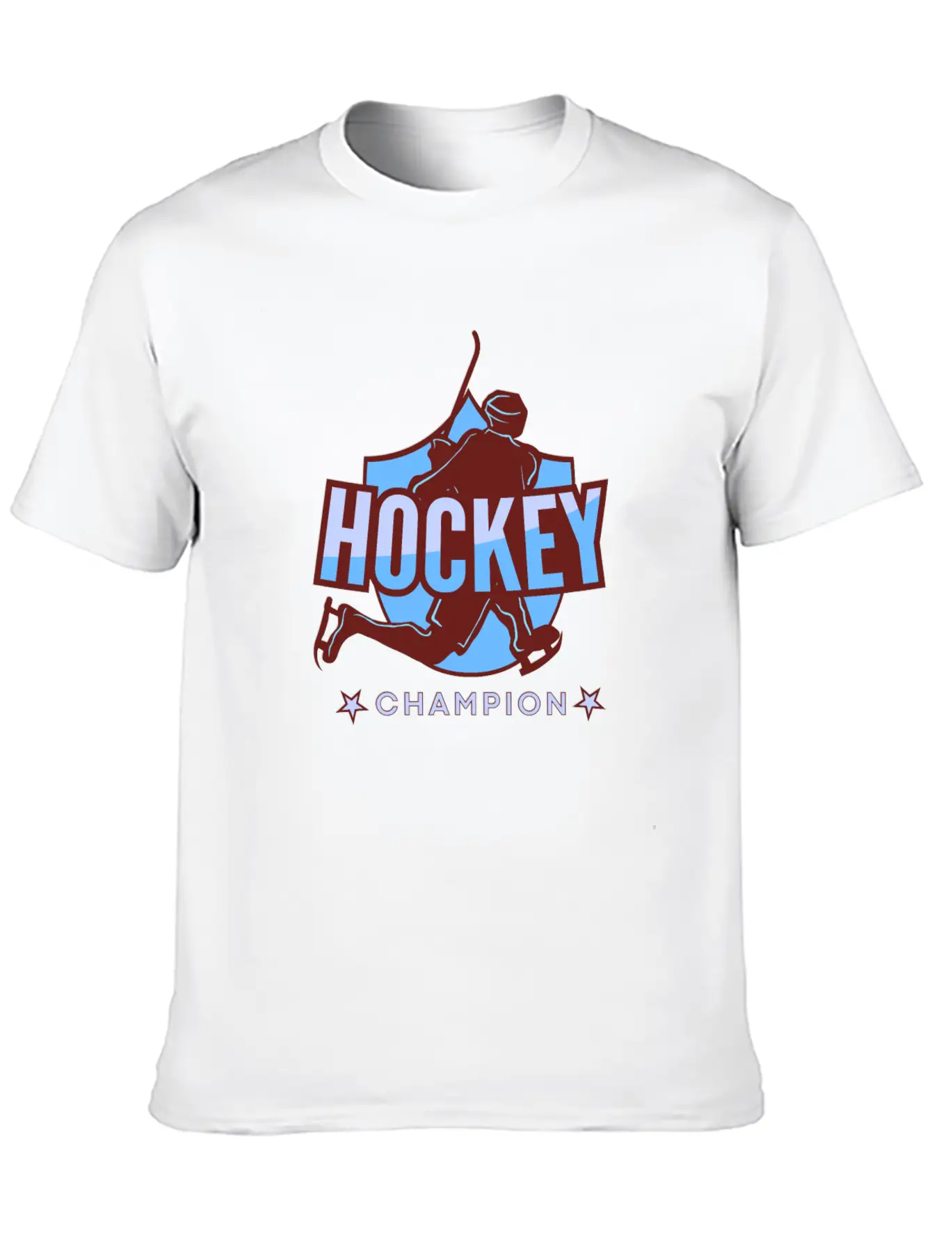 Hockey Game Ice Hockey Champion Gift Idea Essential Cotton Tee For Daily Outfits – Unisex Style