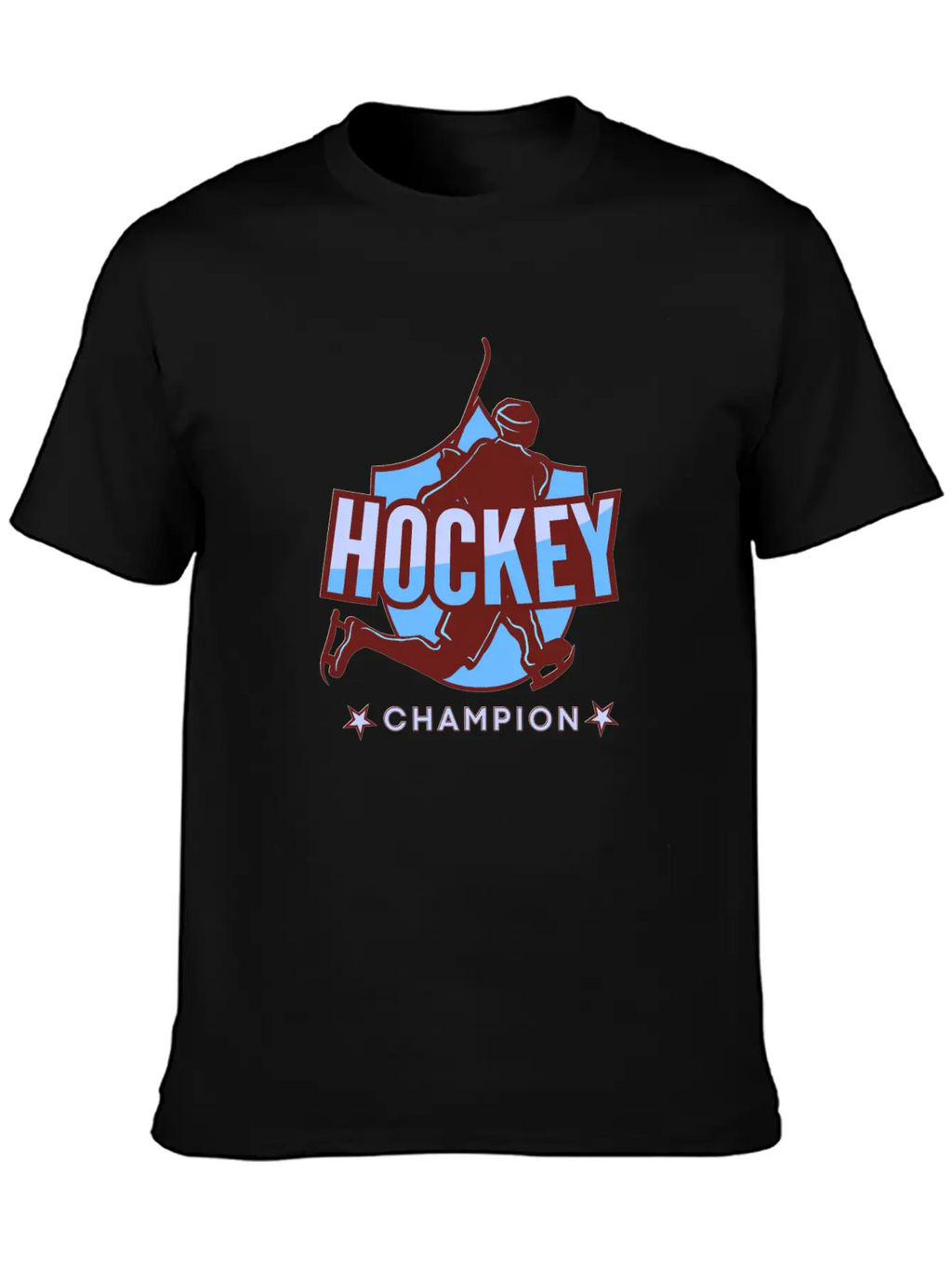 Hockey Game Ice Hockey Champion Gift Idea Essential Cotton Tee For Daily Outfits – Unisex Style