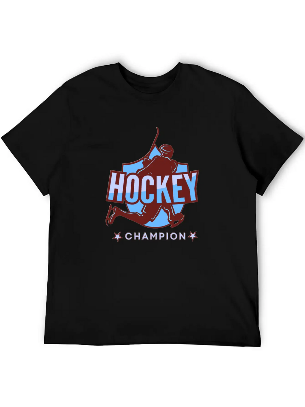 Hockey Game Ice Hockey Champion Gift Idea Essential Cotton Tee For Daily Outfits – Unisex Style