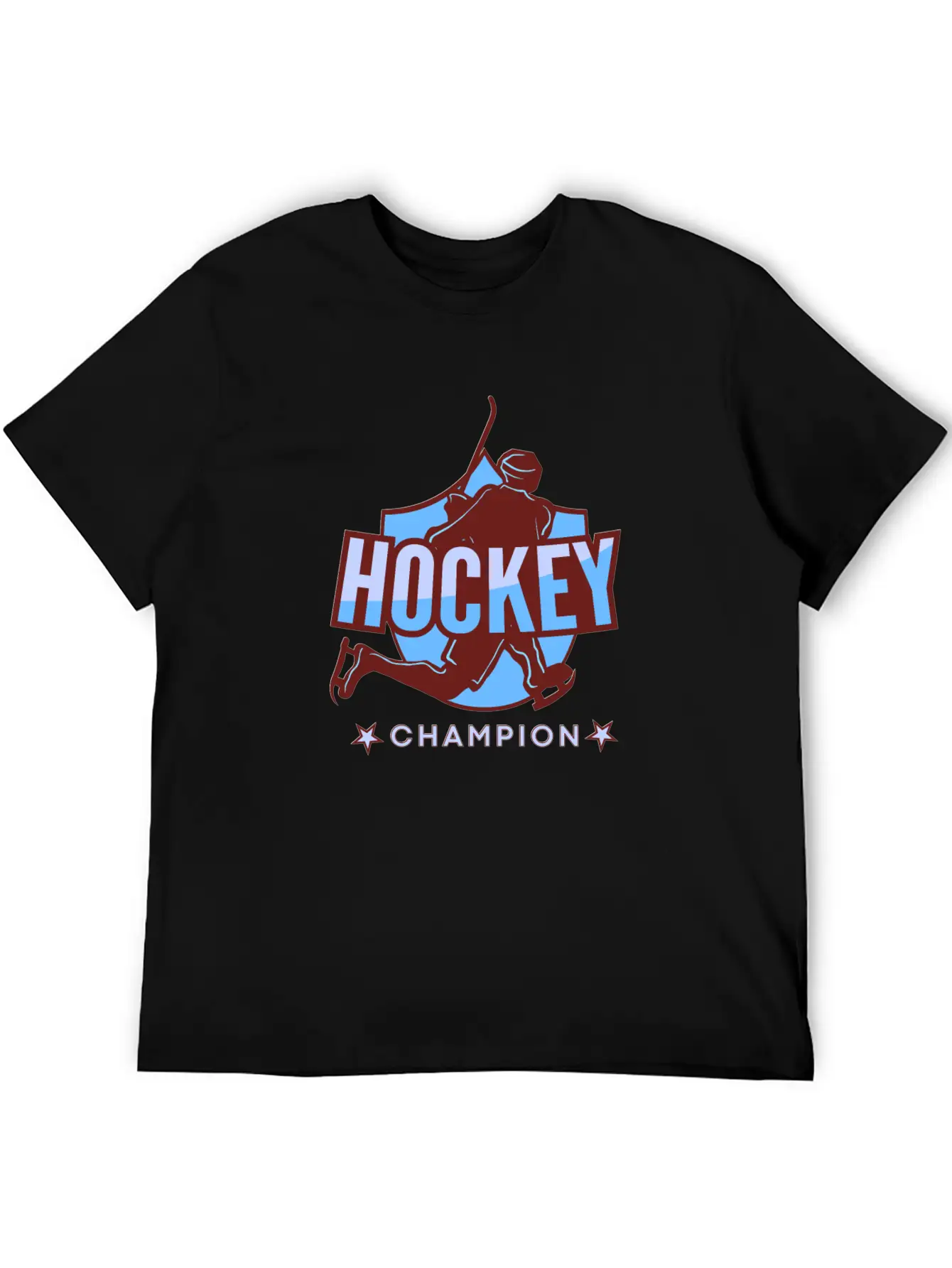 Hockey Game Ice Hockey Champion Gift Idea Essential Cotton Tee For Daily Outfits – Unisex Style