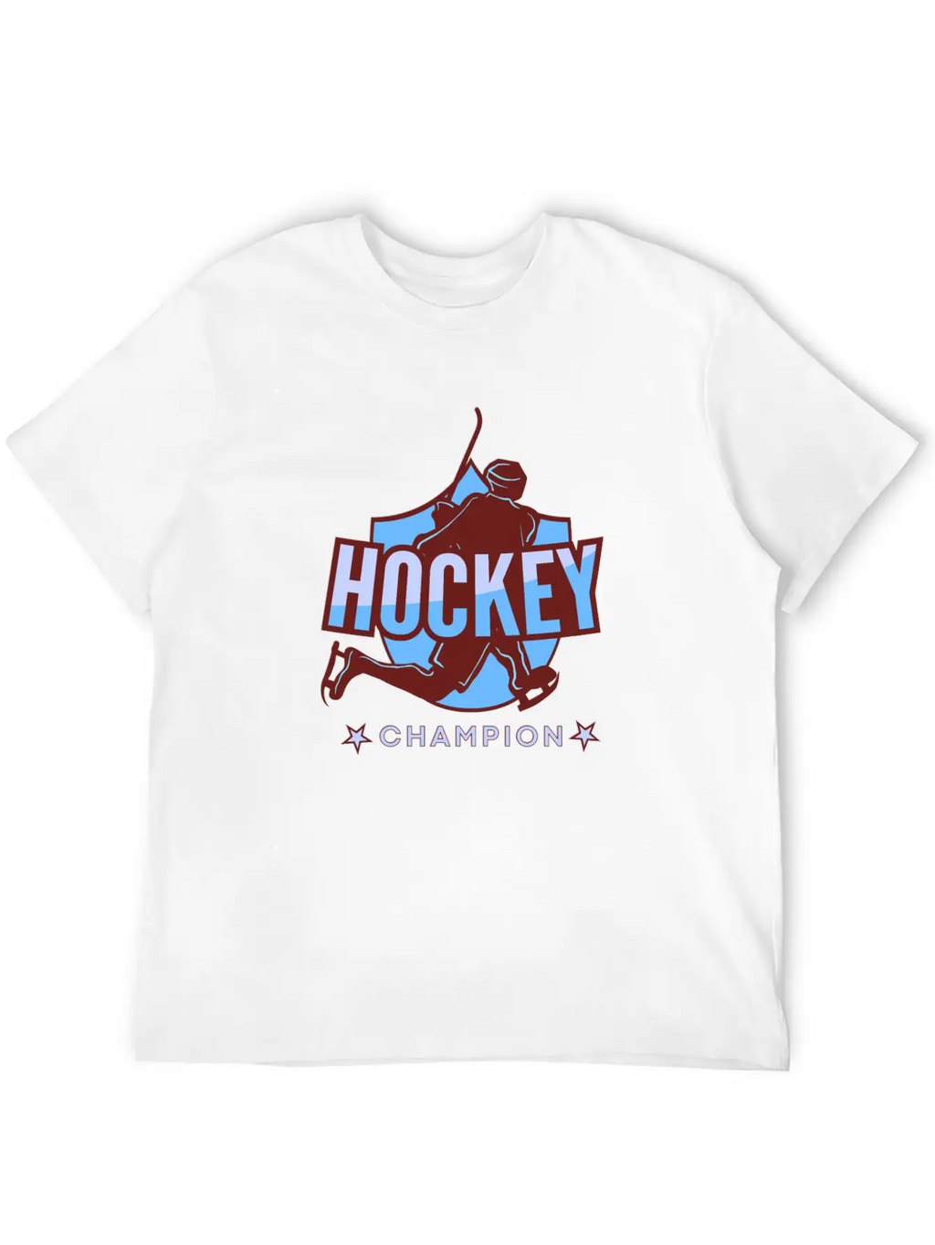 Hockey Game Ice Hockey Champion Gift Idea Essential Cotton Tee For Daily Outfits – Unisex Style