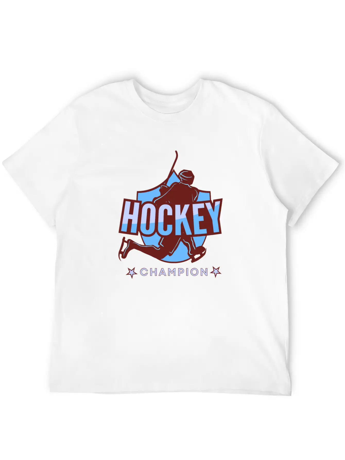 Hockey Game Ice Hockey Champion Gift Idea Essential Cotton Tee For Daily Outfits – Unisex Style