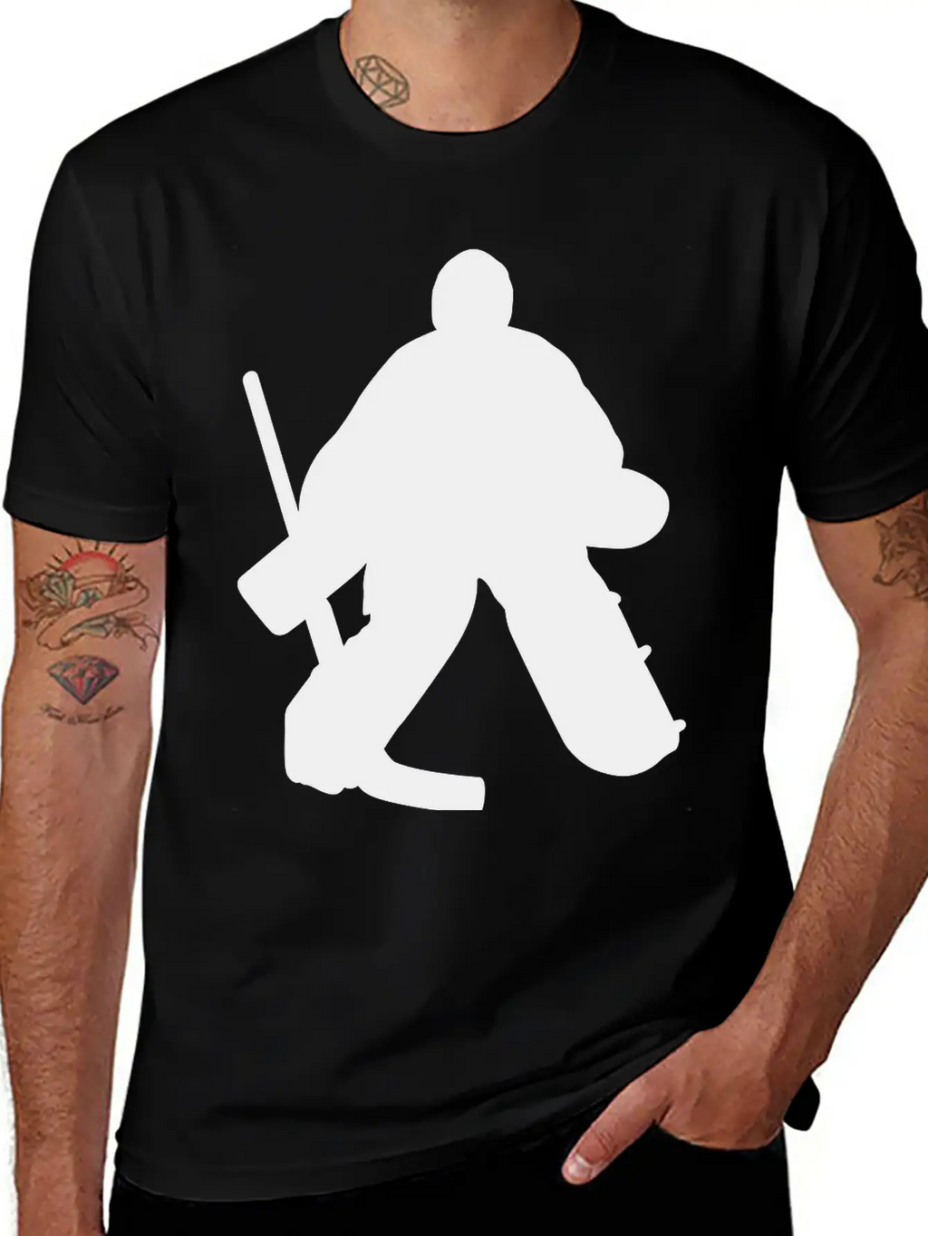 Hockey Goalie Classic Cotton Tee – Unisex Comfort For Any Season