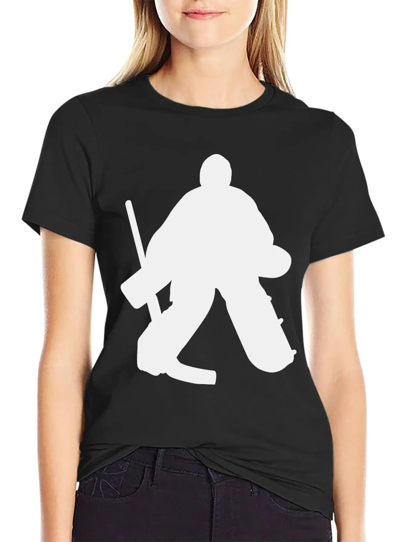Hockey Goalie Classic Cotton Tee – Unisex Comfort For Any Season