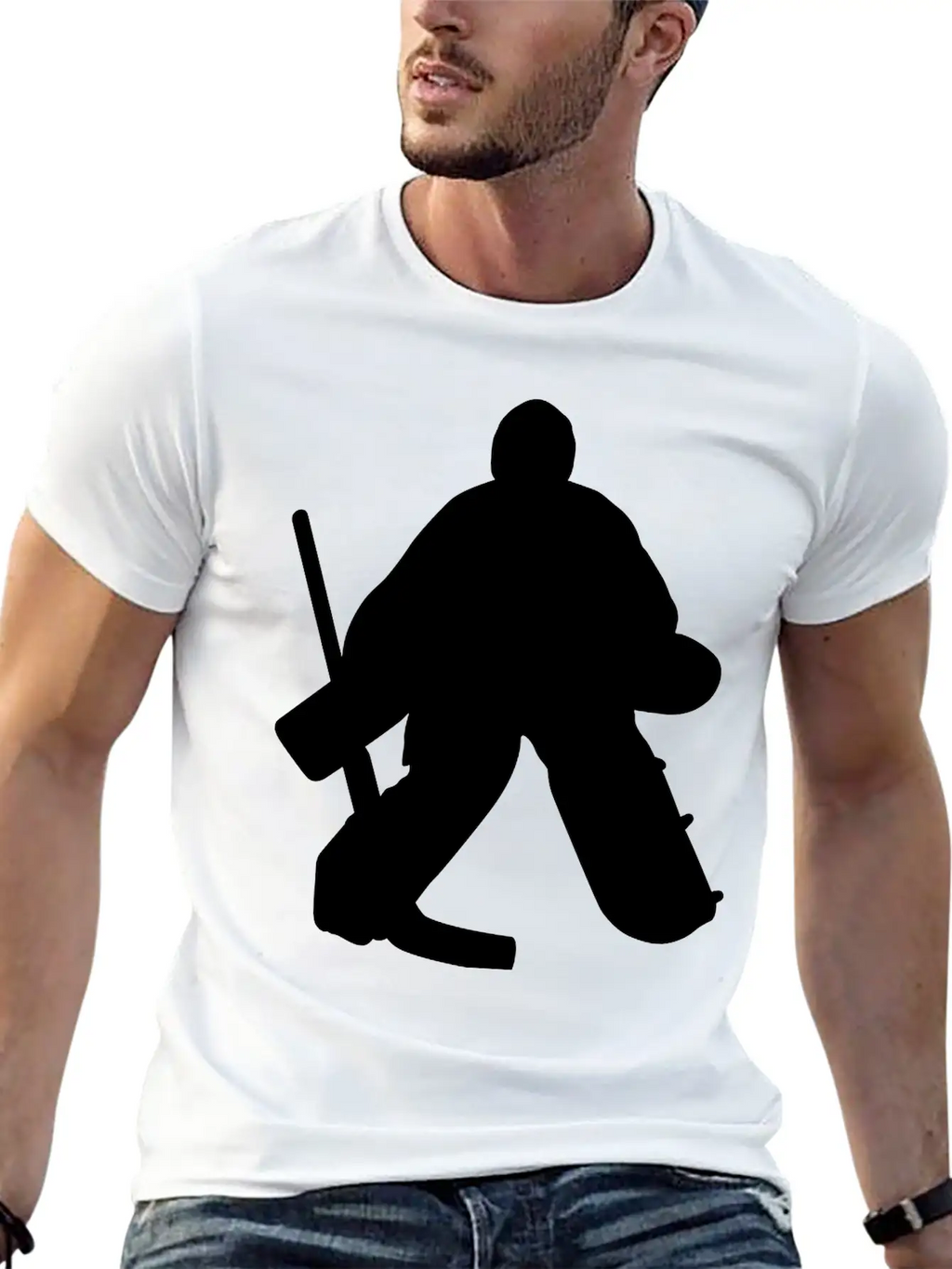 Hockey Goalie Classic Cotton Tee – Unisex Comfort For Any Season