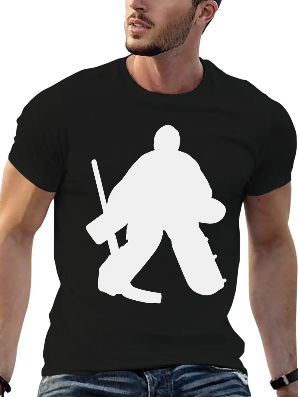 Hockey Goalie Classic Cotton Tee – Unisex Comfort For Any Season