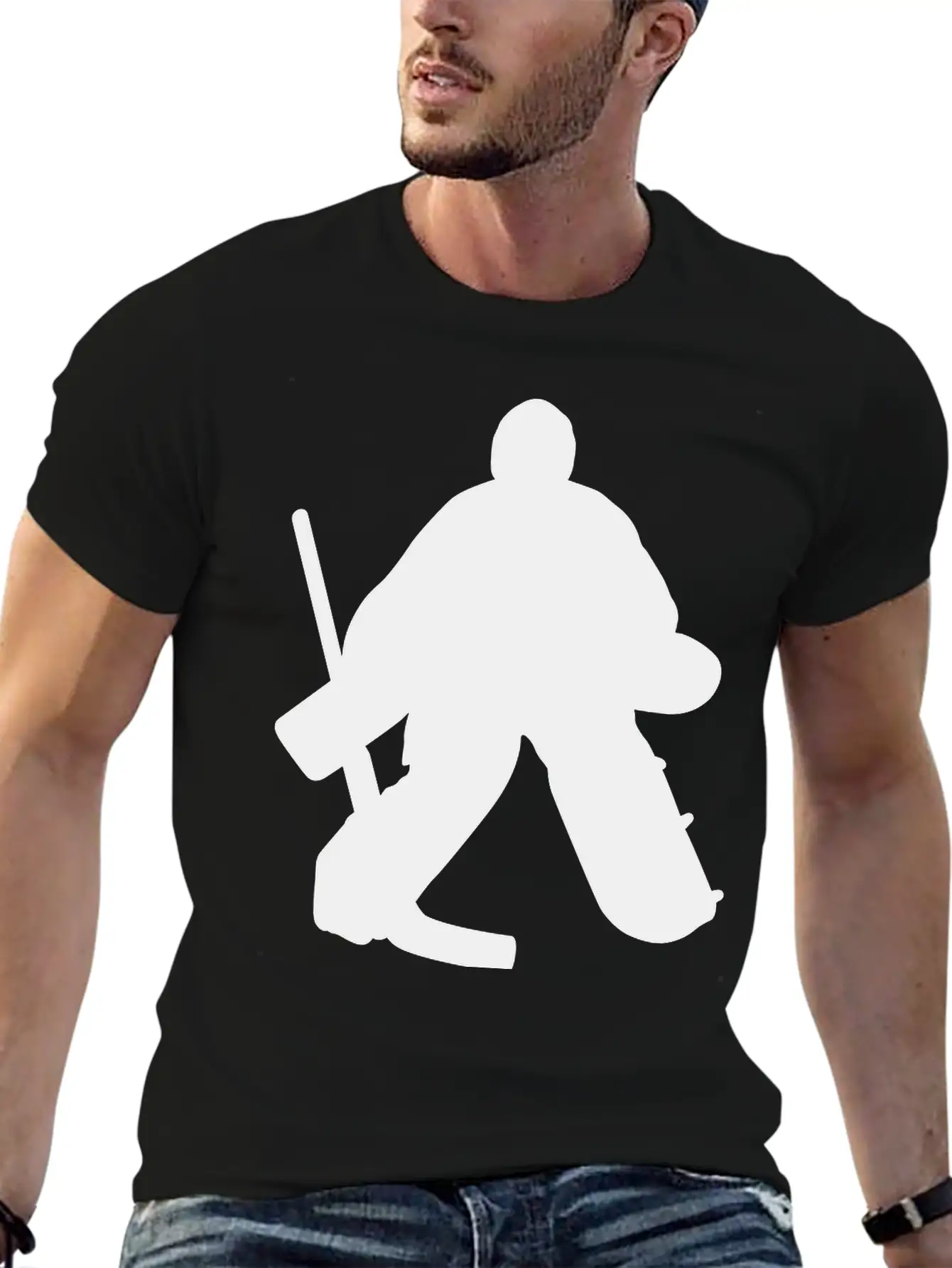 Hockey Goalie Classic Cotton Tee – Unisex Comfort For Any Season