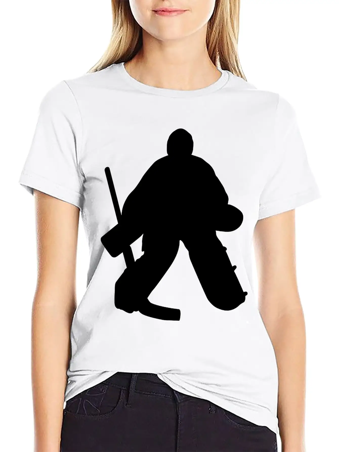 Hockey Goalie Classic Cotton Tee – Unisex Comfort For Any Season