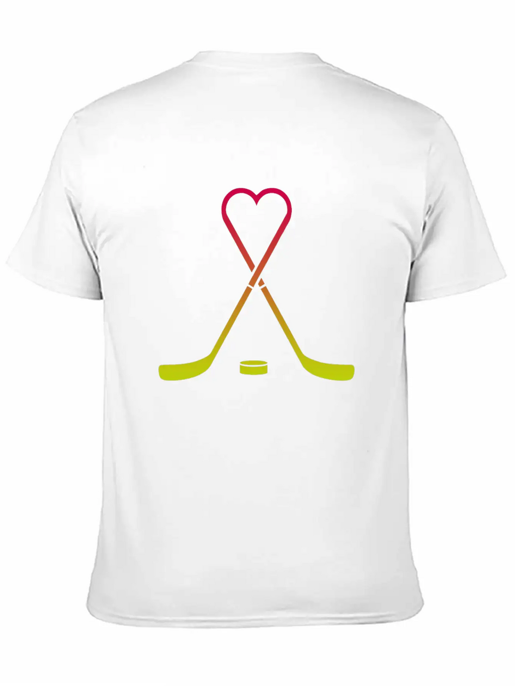 Hockey Sticks Heart Breathable Graphic T-Shirt – Perfect For Casual Days