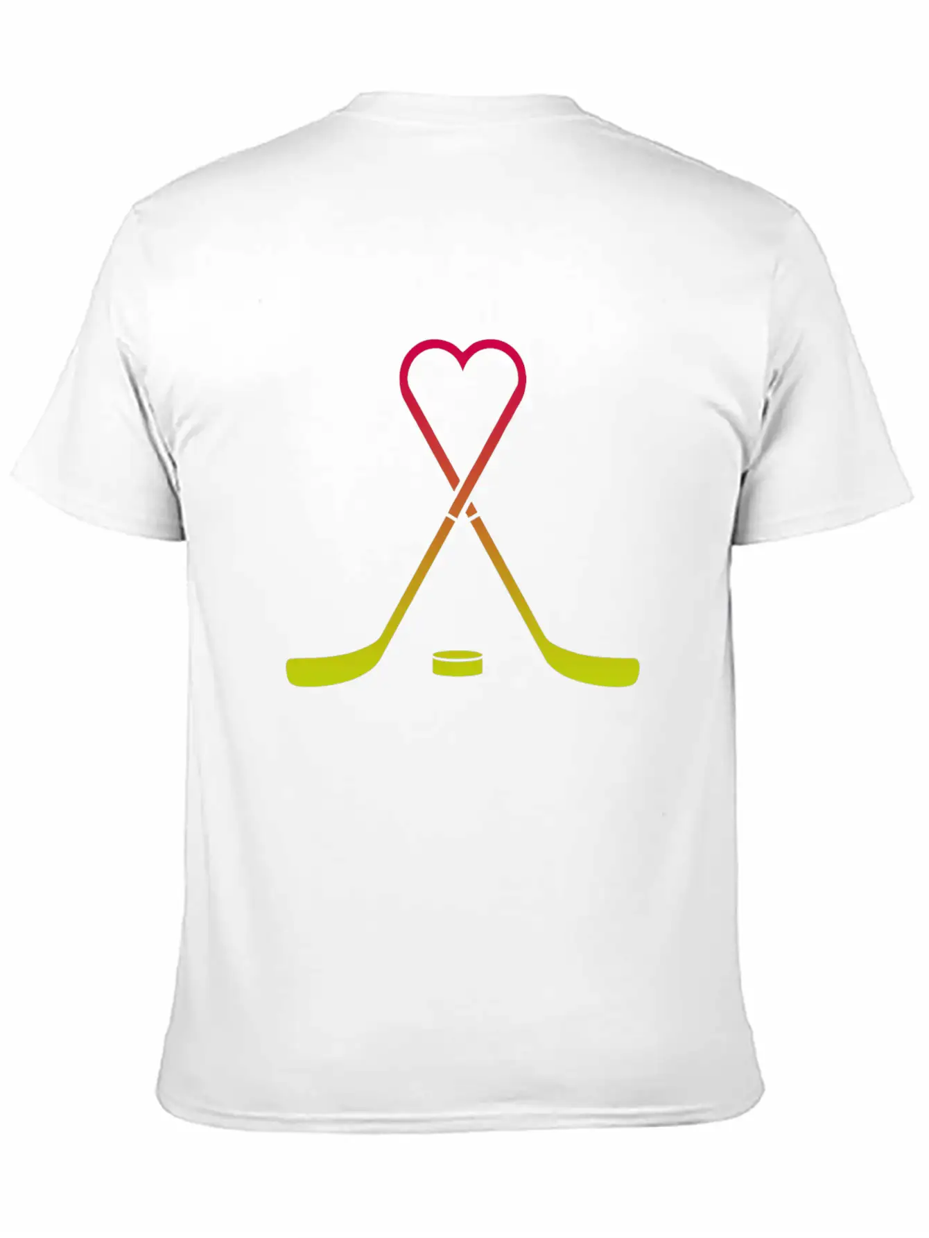 Hockey Sticks Heart Breathable Graphic T-Shirt – Perfect For Casual Days