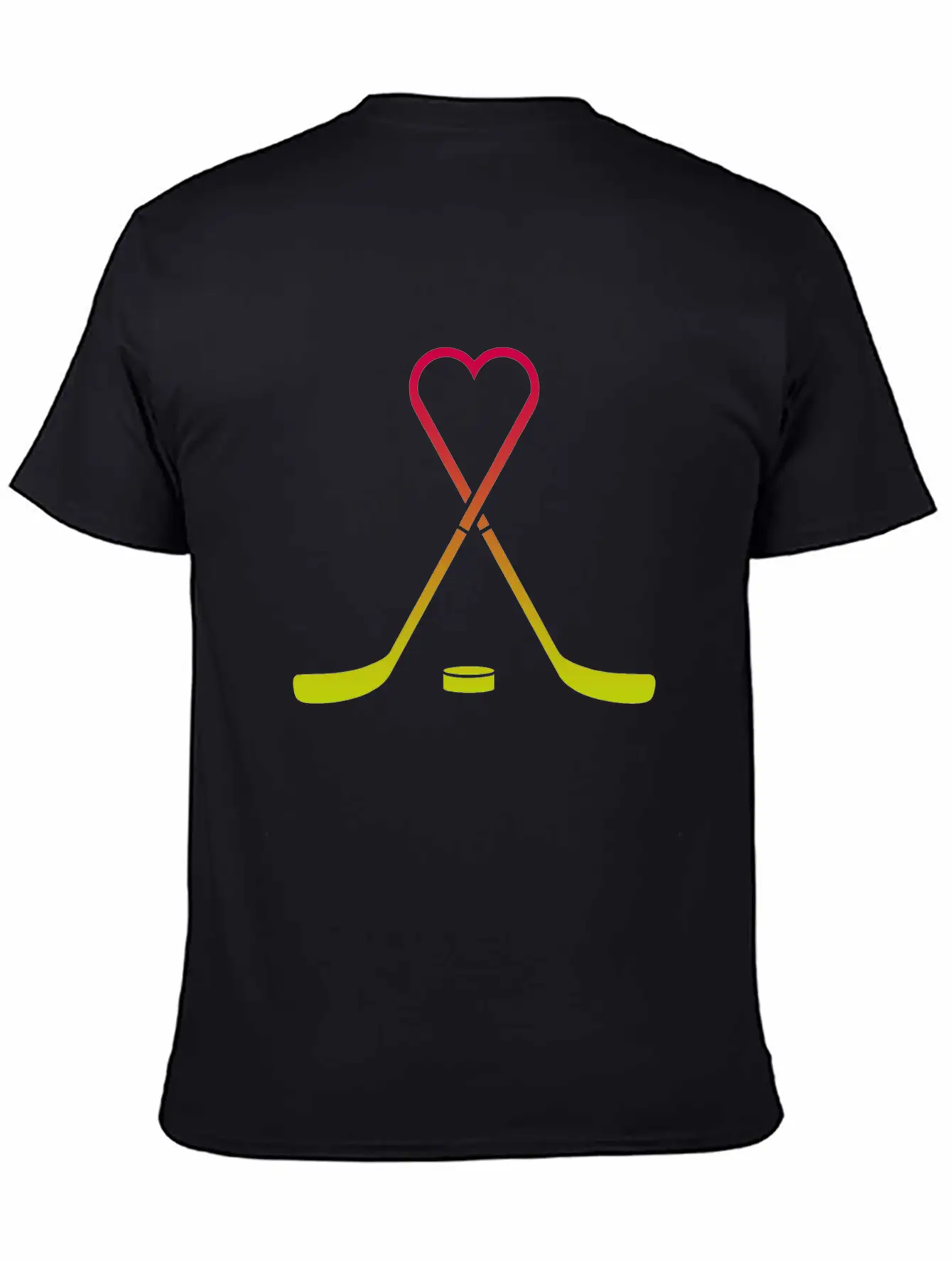 Hockey Sticks Heart Breathable Graphic T-Shirt – Perfect For Casual Days